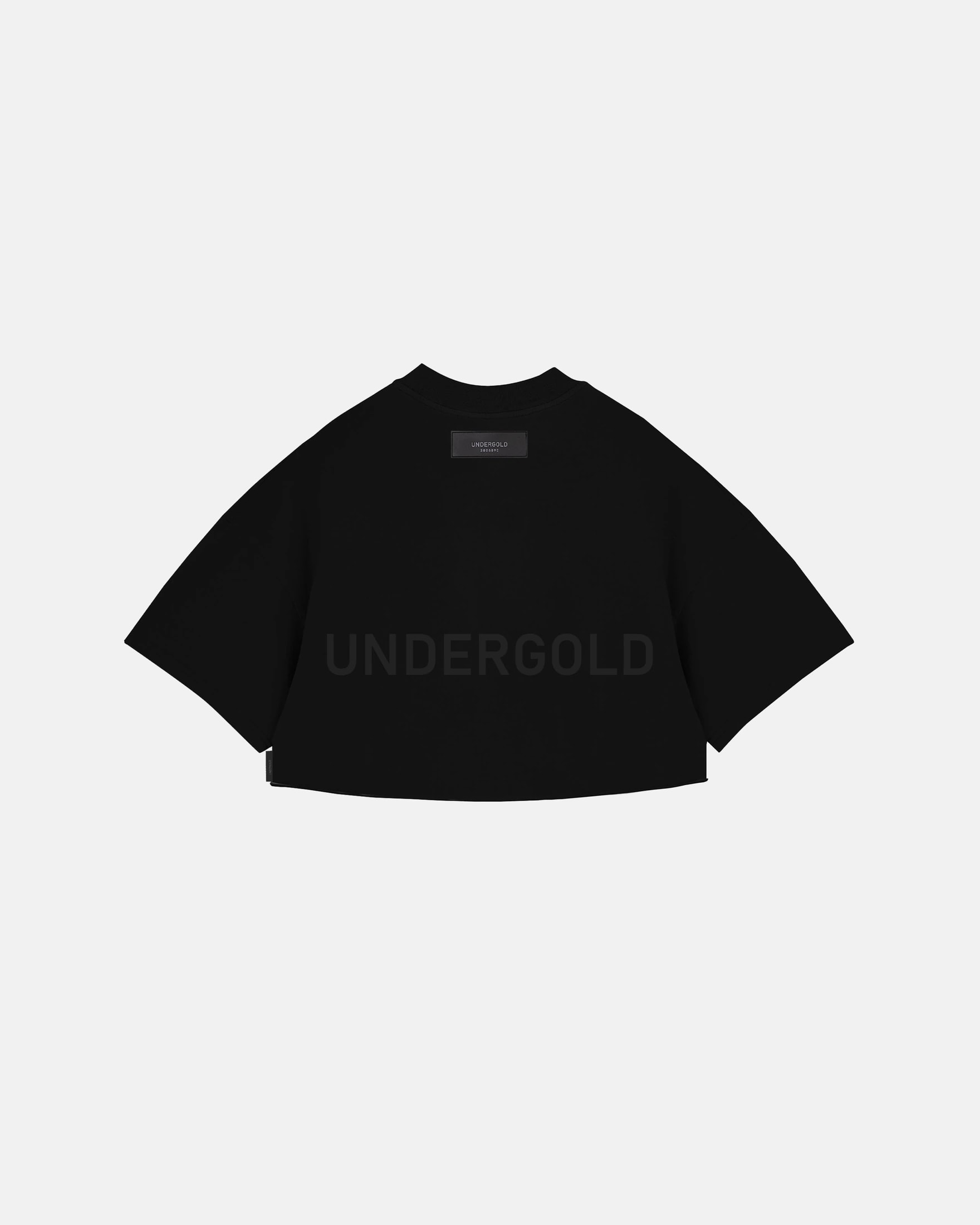 Line Logo Crop Top Black - imagen 1