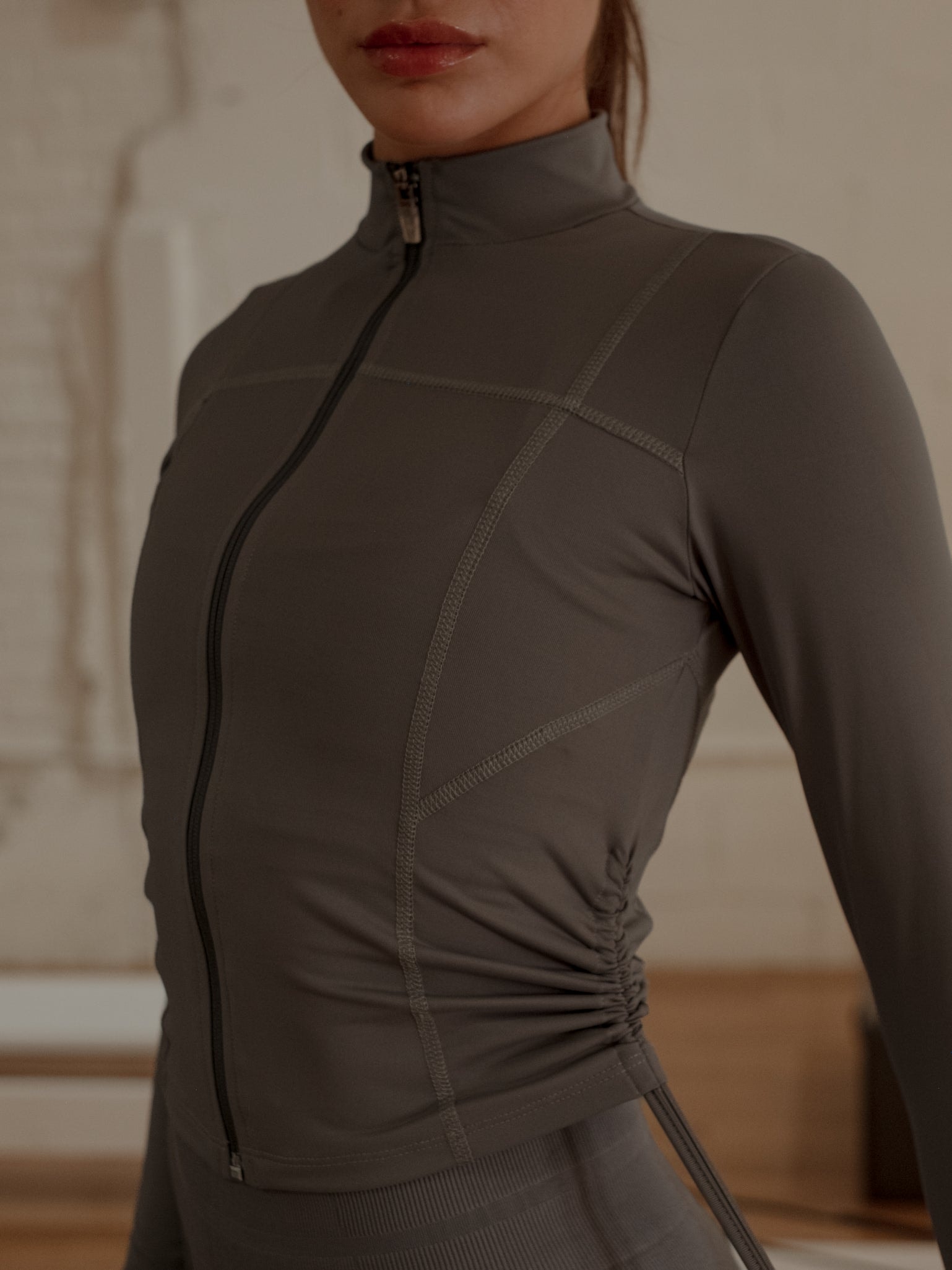 BBL SCULPT JACKET - TAUPE - imagen 1
