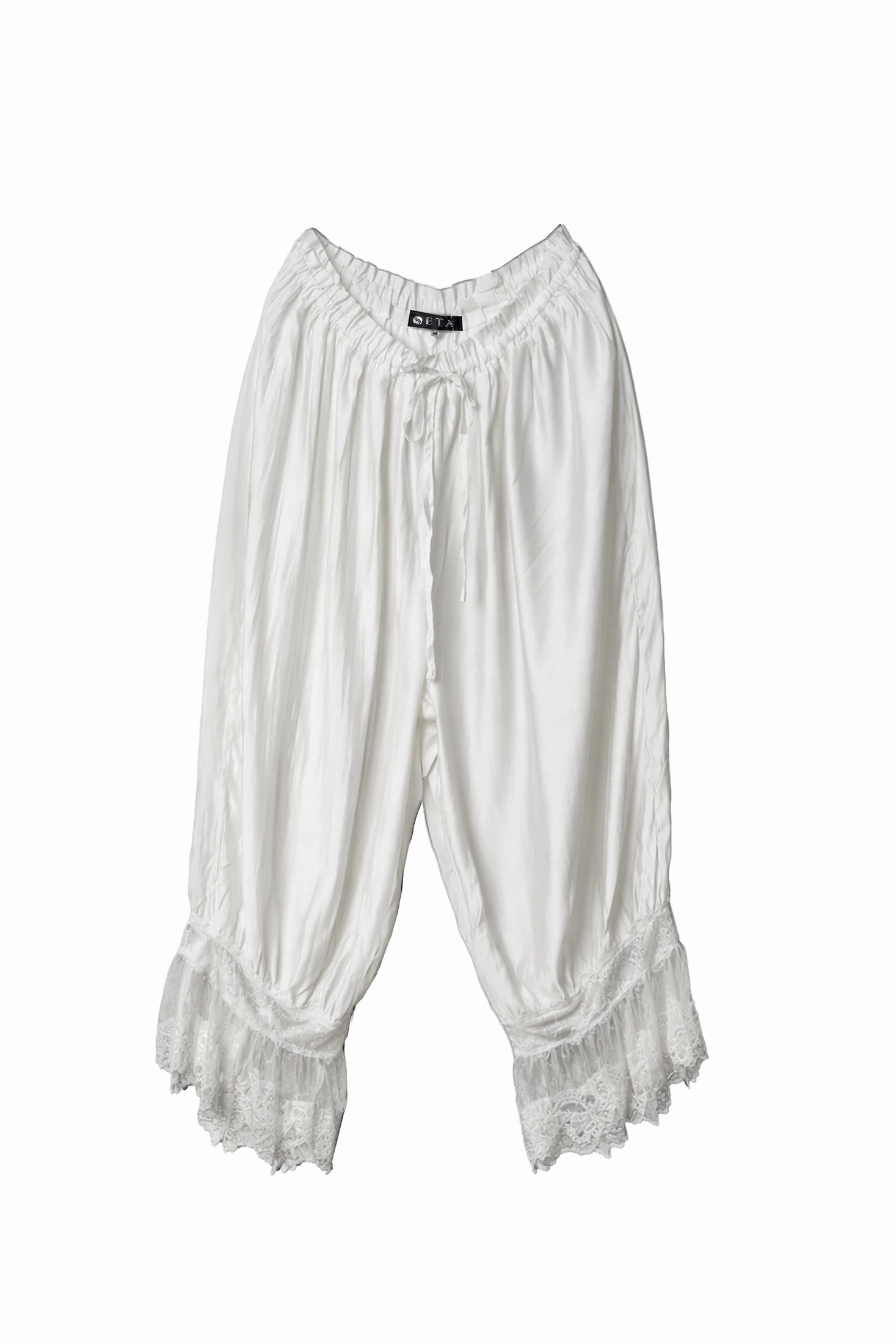CHANTILLY BAGGY PANTS, WHITE - imagen 1