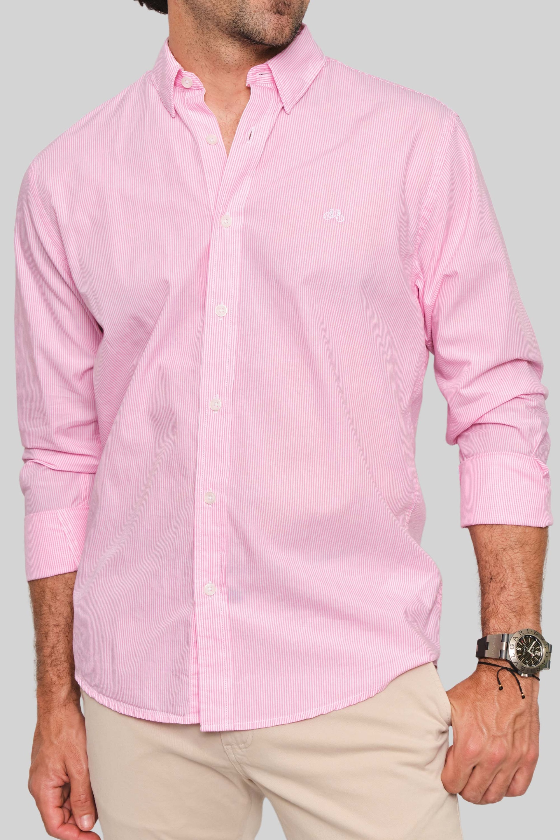 CAMISA MINI PINK LINES - imagen 1