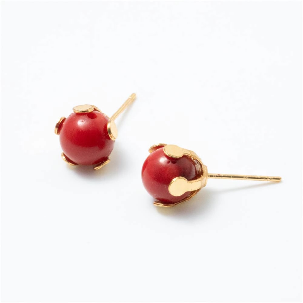 Aretes Topo Rojizo - imagen 1