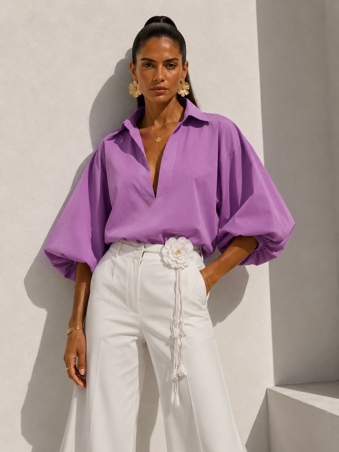 Blusa Popular Lila - imagen 1