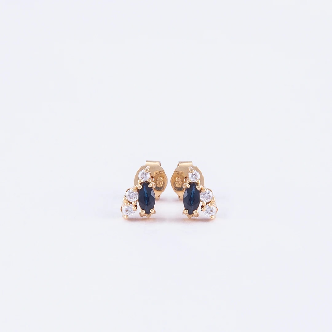Aretes Zafiro Marquis - imagen 1
