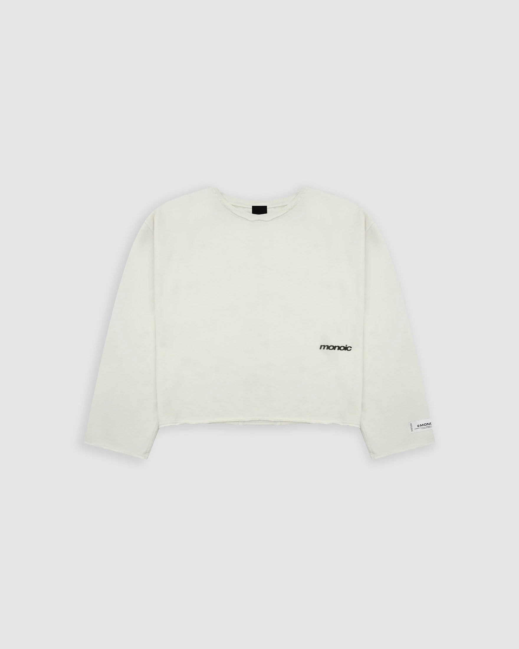 Long Sleeve Boxy T-Shirt – Off White - imagen 1
