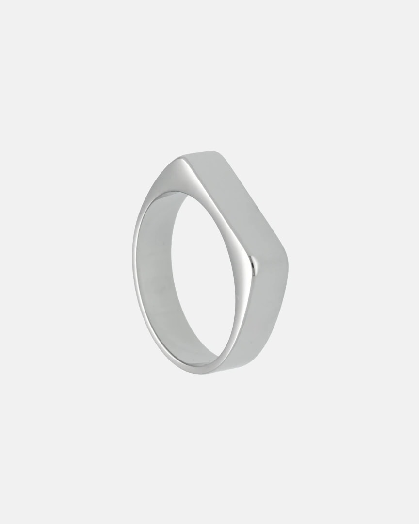 Anillo Slim Plateado - imagen 1
