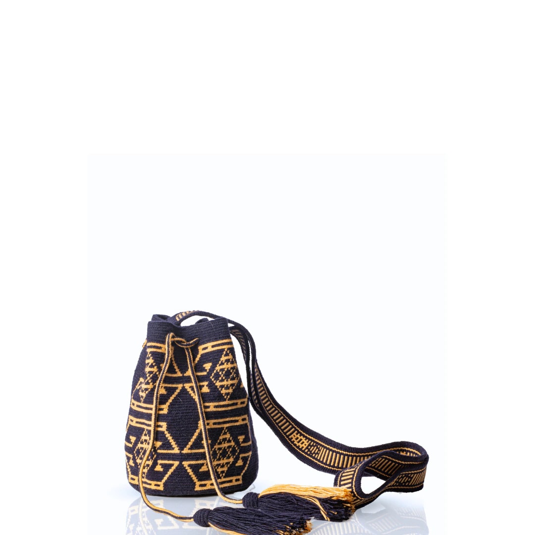 Mini bolso Wayúu Azul - imagen 1
