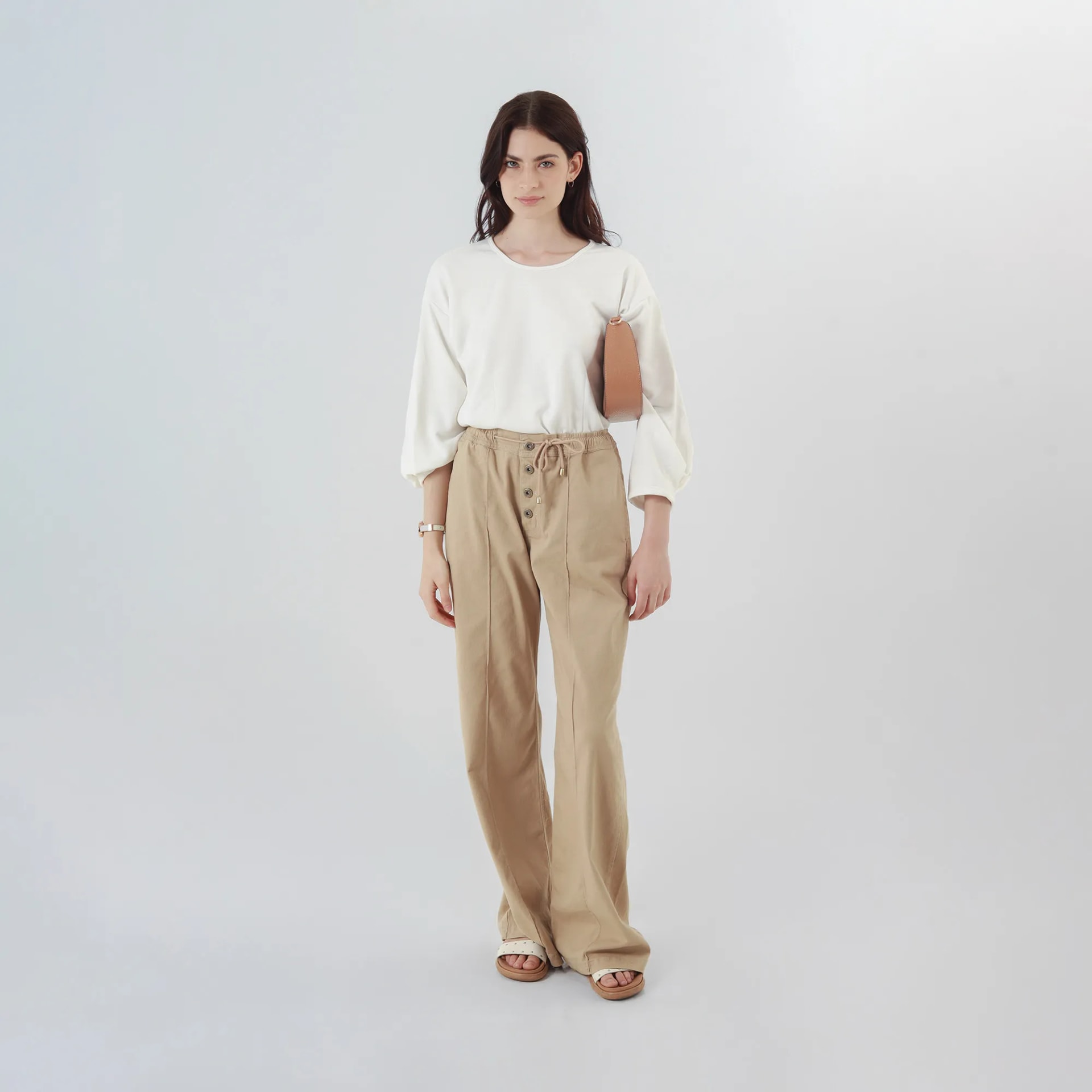 Pantalon Tiro Alto Bota Recta - imagen 1