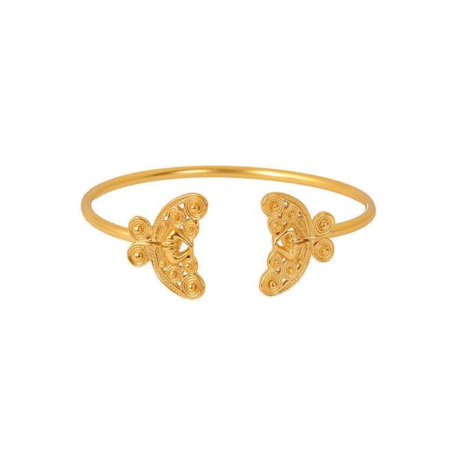 Pulsera de Aro Nariguera Mariposa Tairona - imagen 1