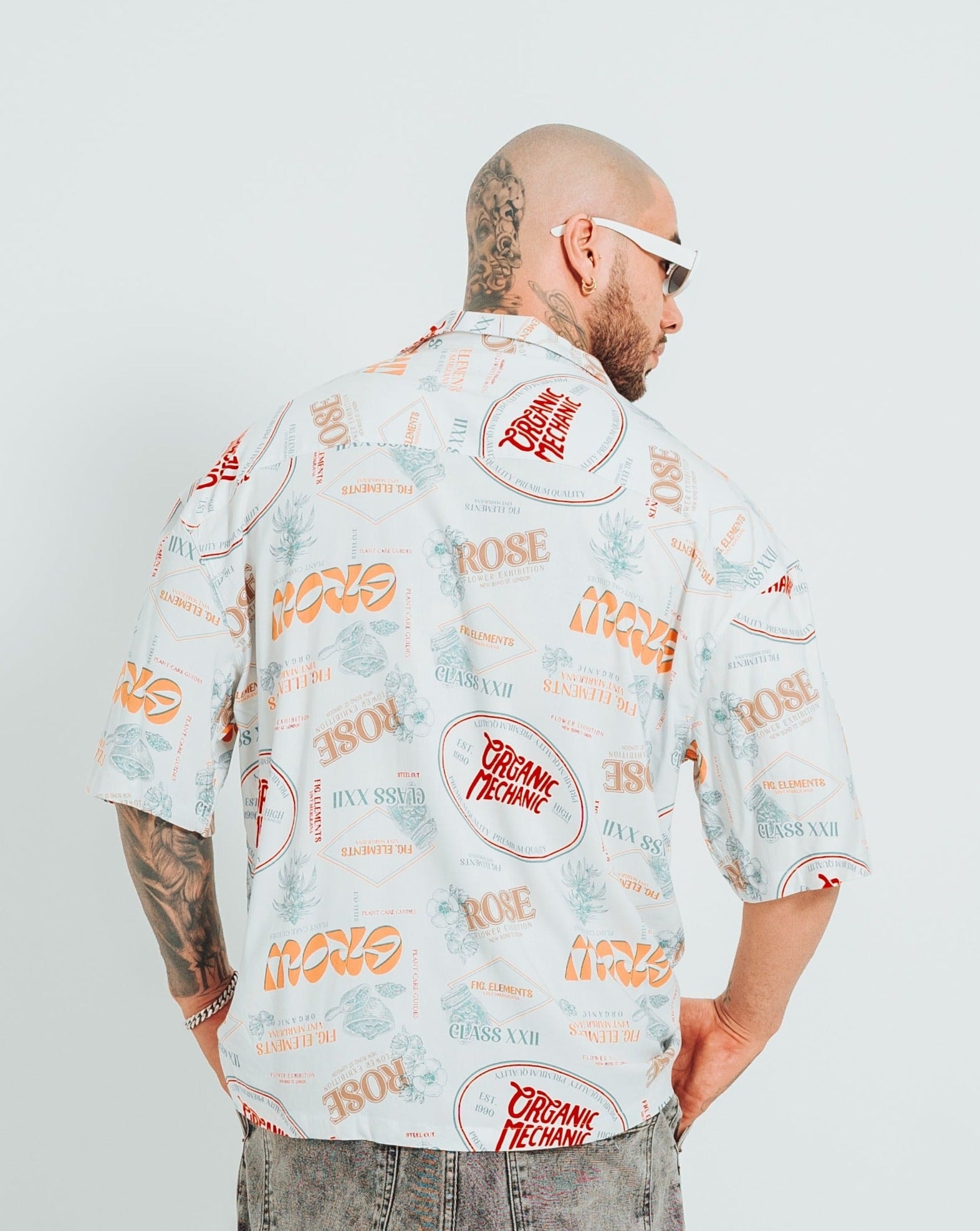 Camisa Para Hombre Oversize Crudo Grow - imagen 1