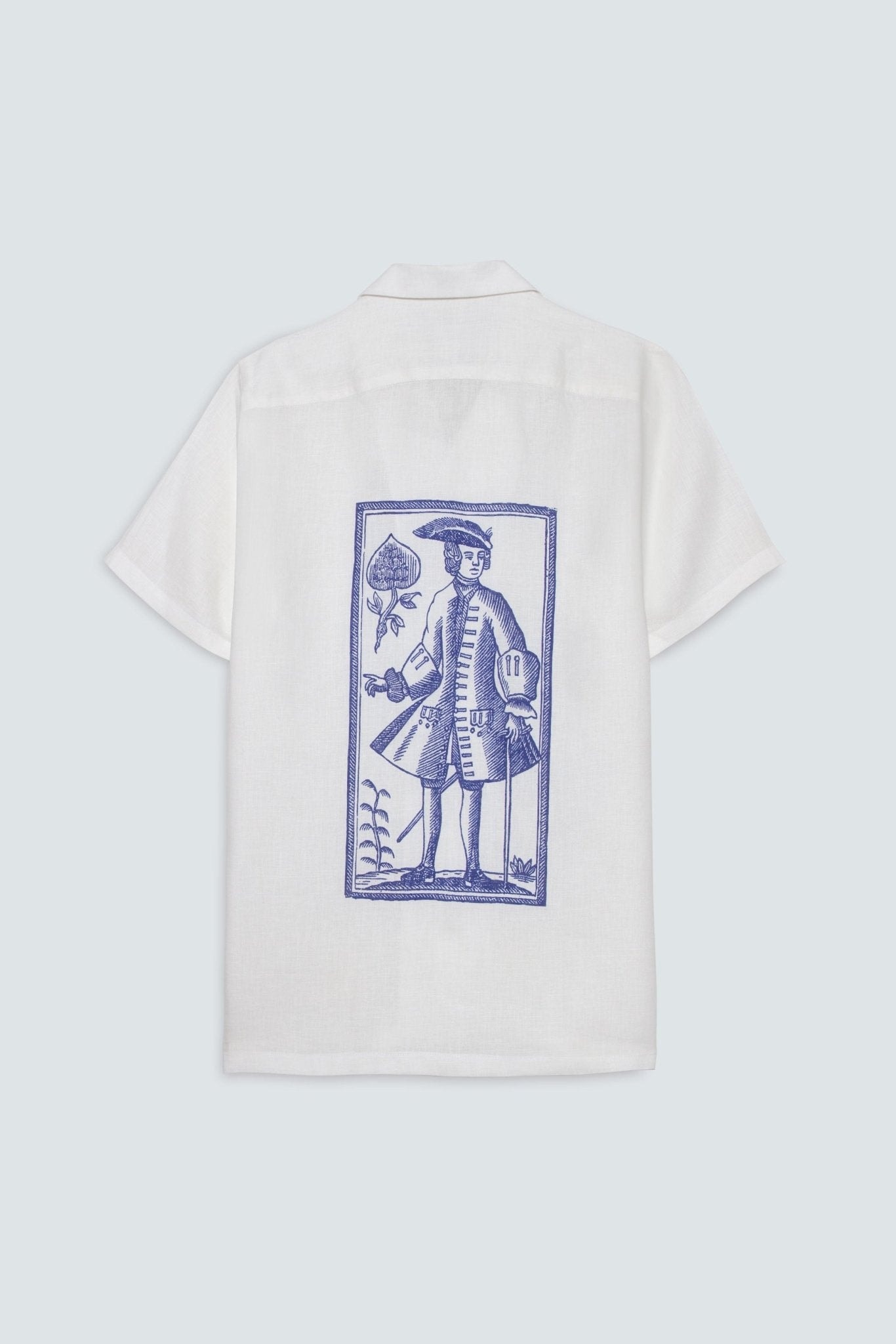 Men's linen shirt card - imagen 1