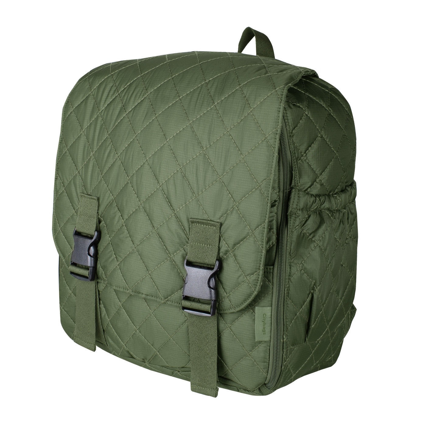 Morral Cabina Tapa Puffer Verde Militar - imagen 1