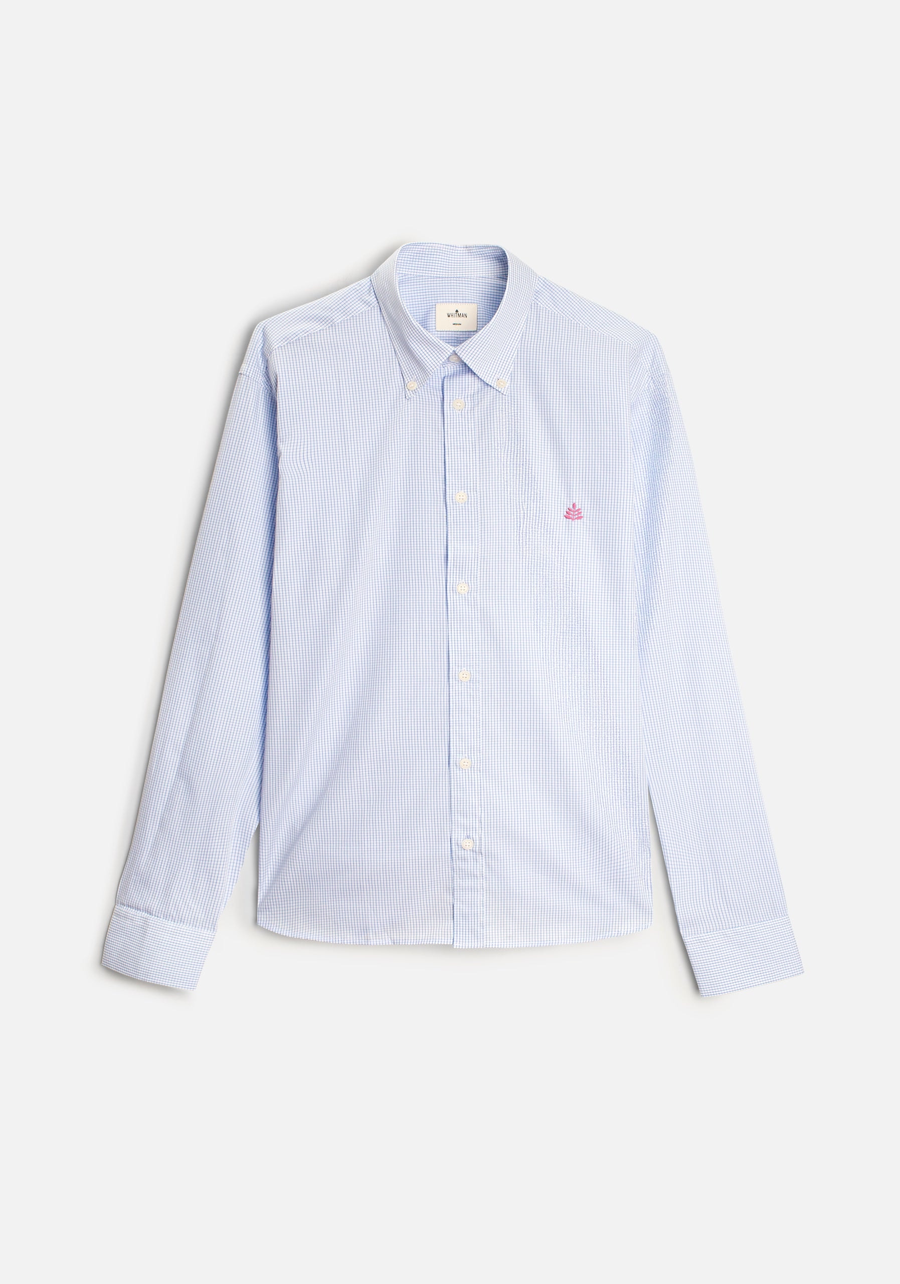 Camisa H CBD Cuadros Med L-Fuc Azul Medio - imagen 1