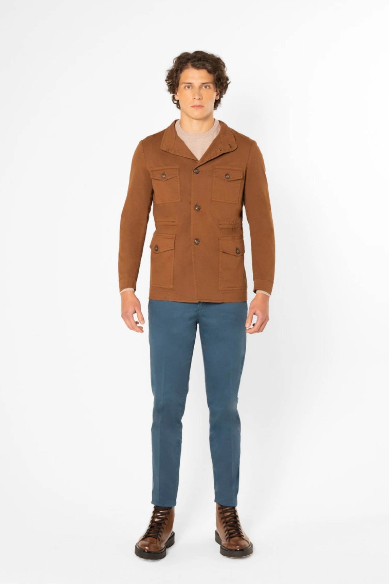 men's jacket stefano tobacco - imagen 1