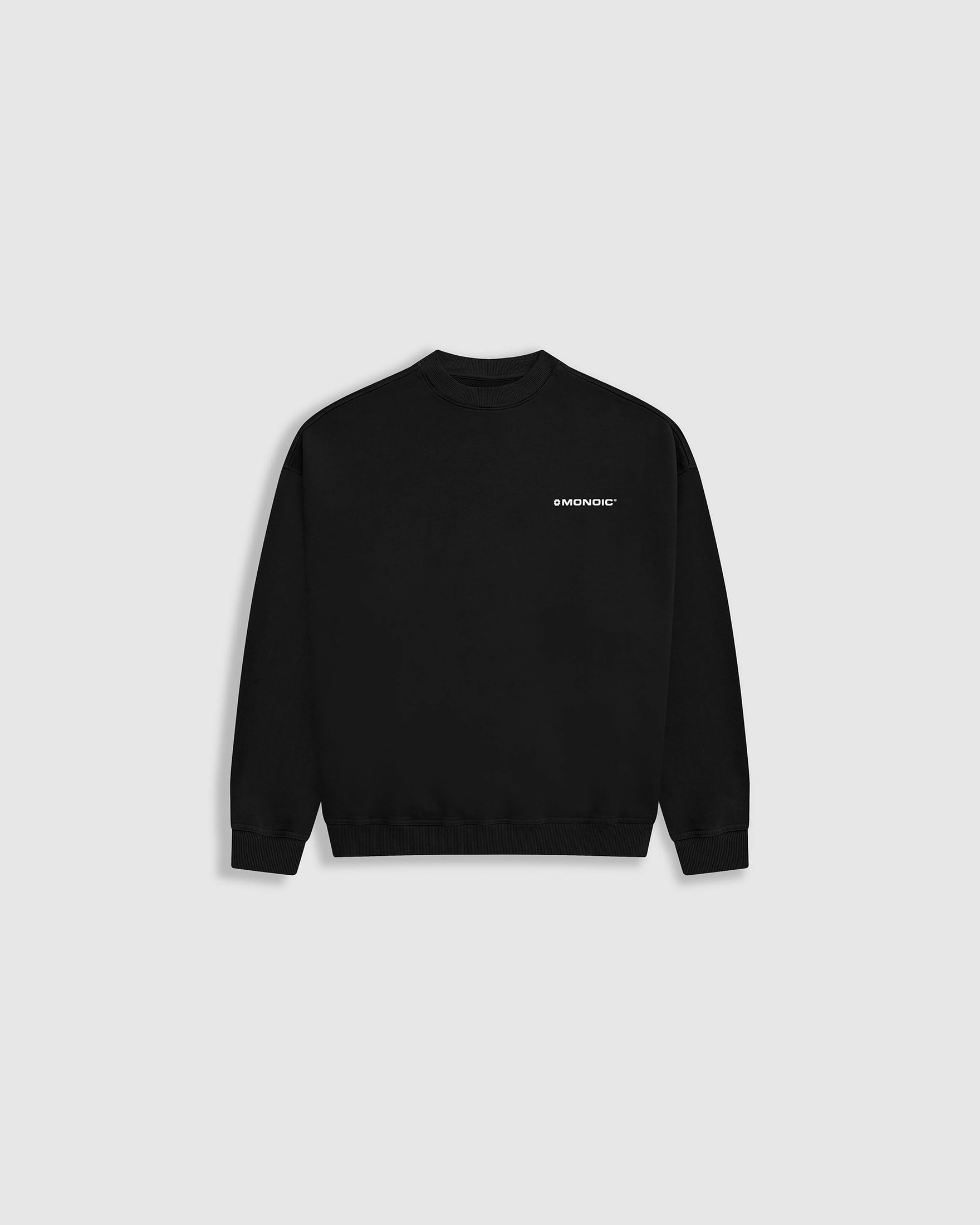 Crewneck Oversized Básico V3 - Negro Oscuro - imagen 1