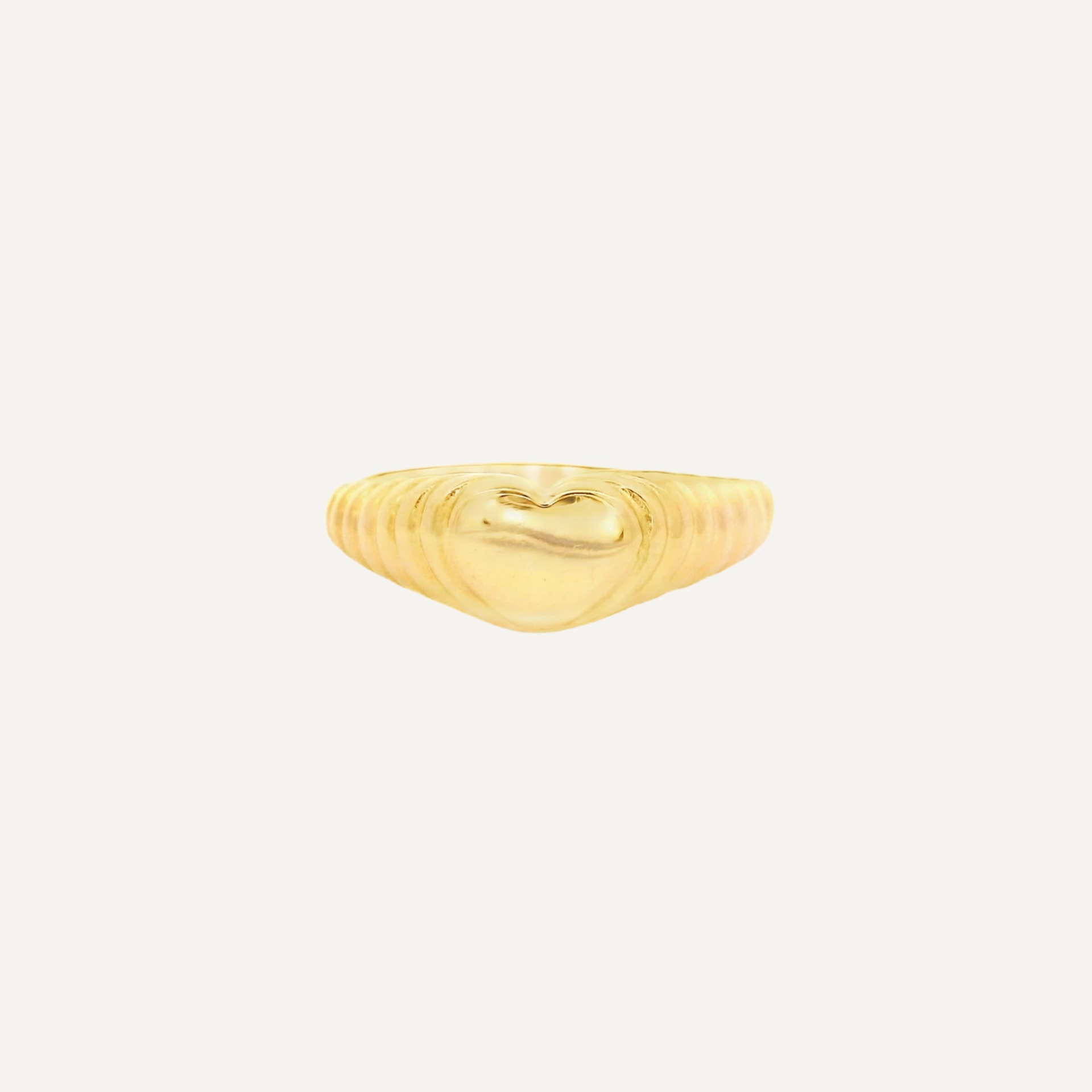 Anillo Signet Twisted Heart - imagen 1