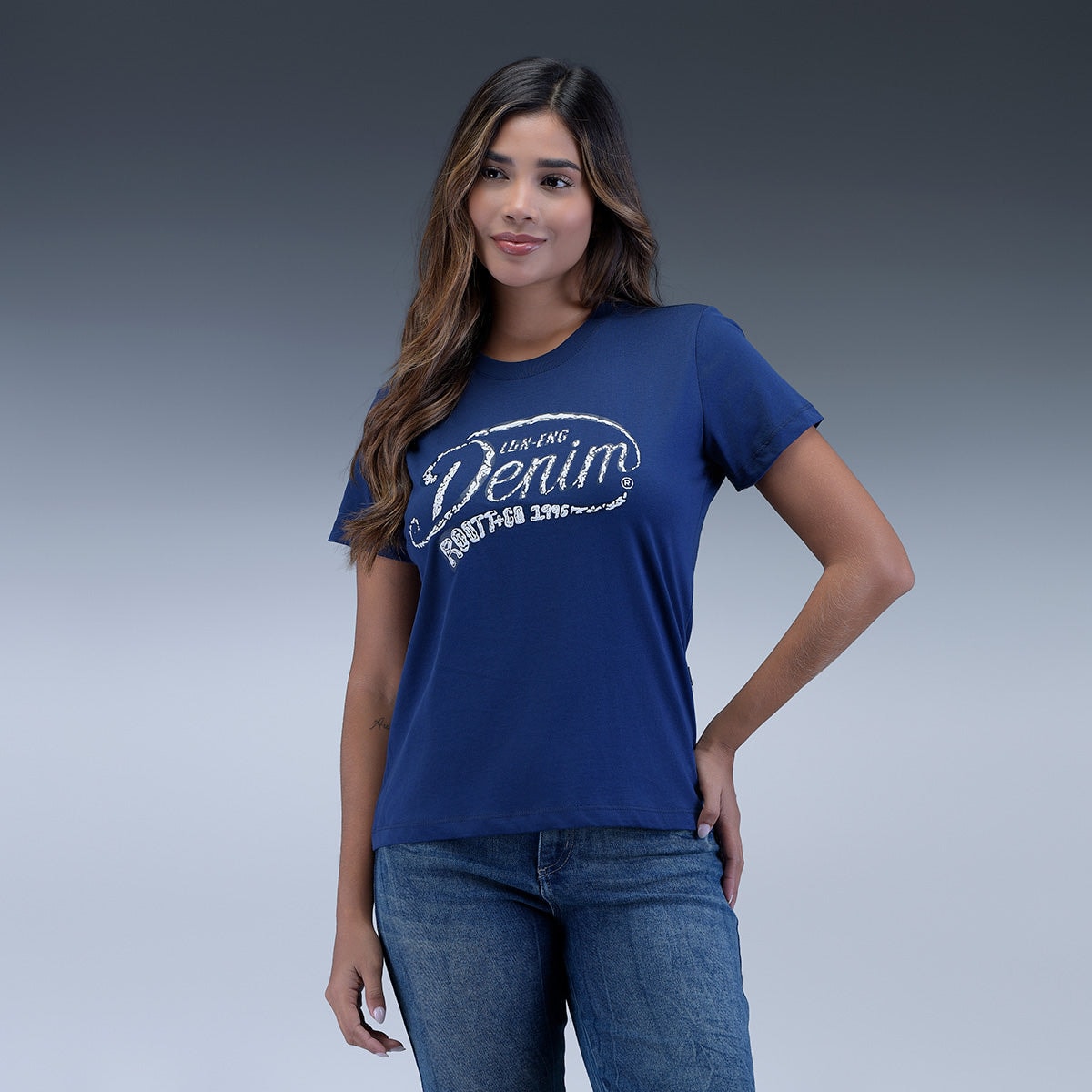 Camiseta Azul Mujer - imagen 1