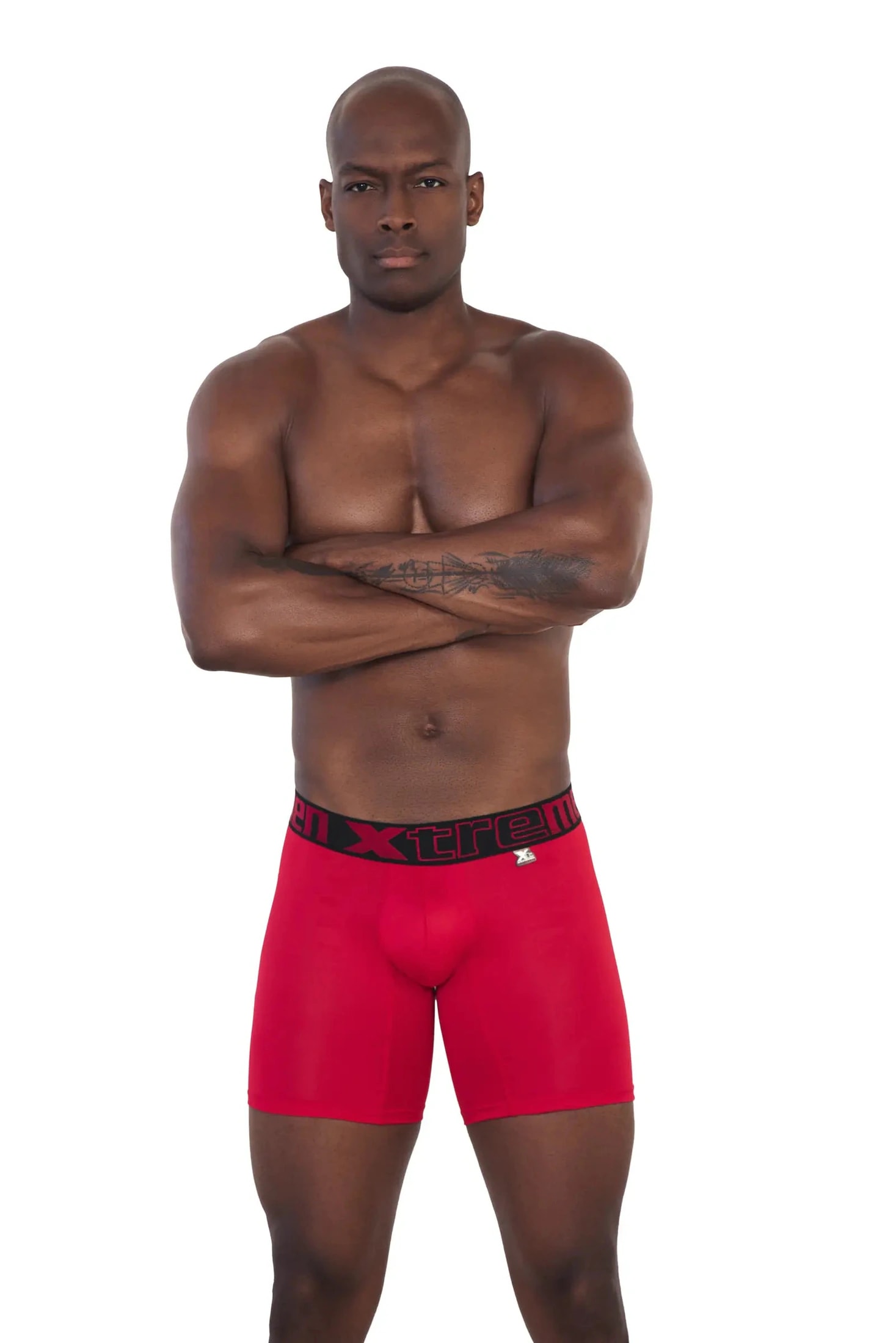 BOXER MICROFIBRA FONDO ENTERO  ROJO - imagen 1