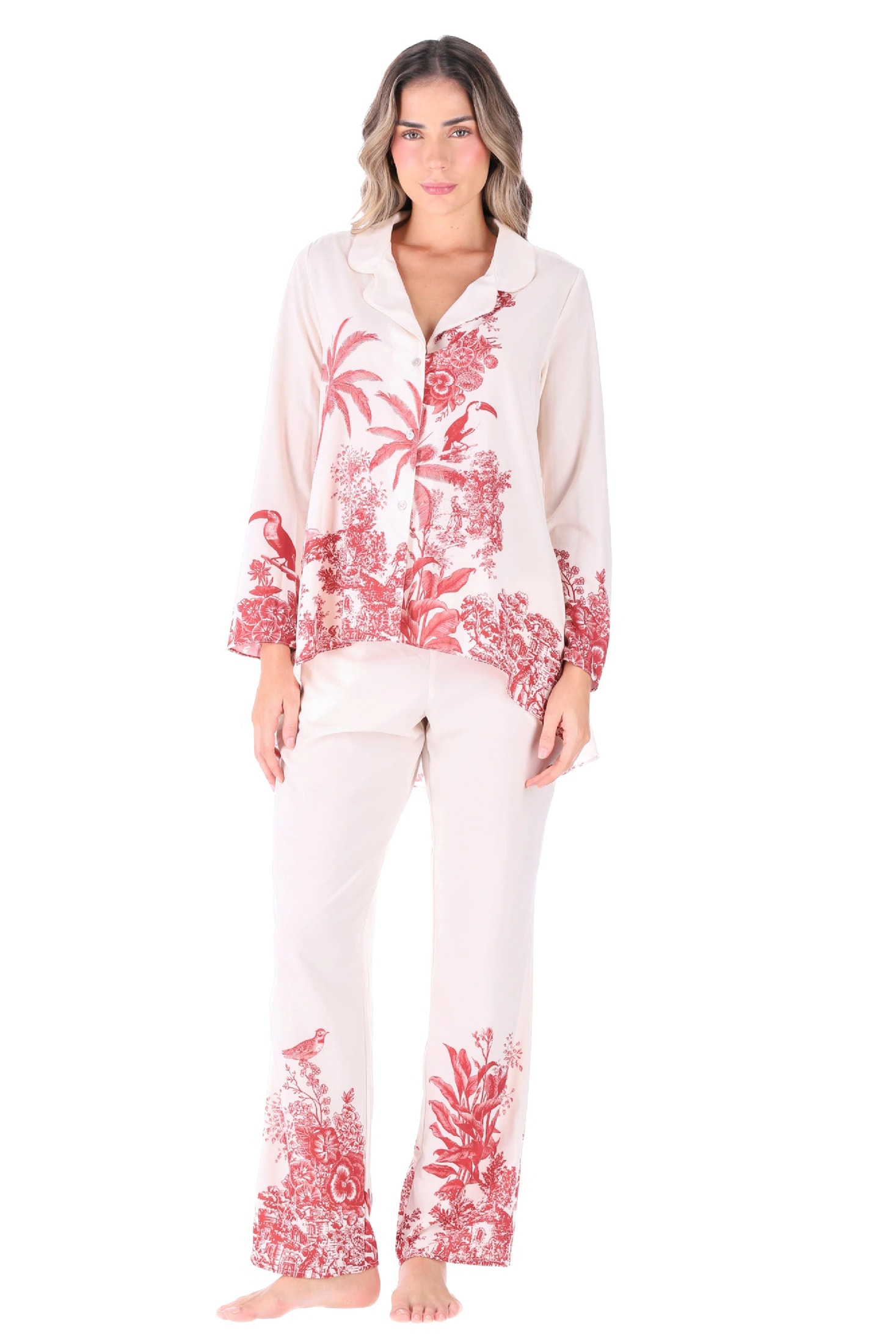 PIJAMA PANTALON ELLIPSE ECOS ESTAMPADO - imagen 1