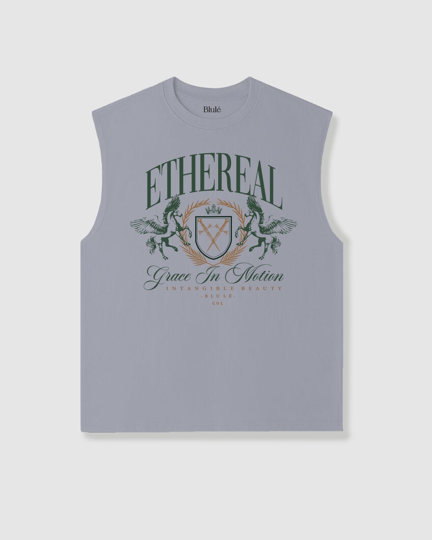Oversized Sleeveless Ethereal Grey - imagen 1