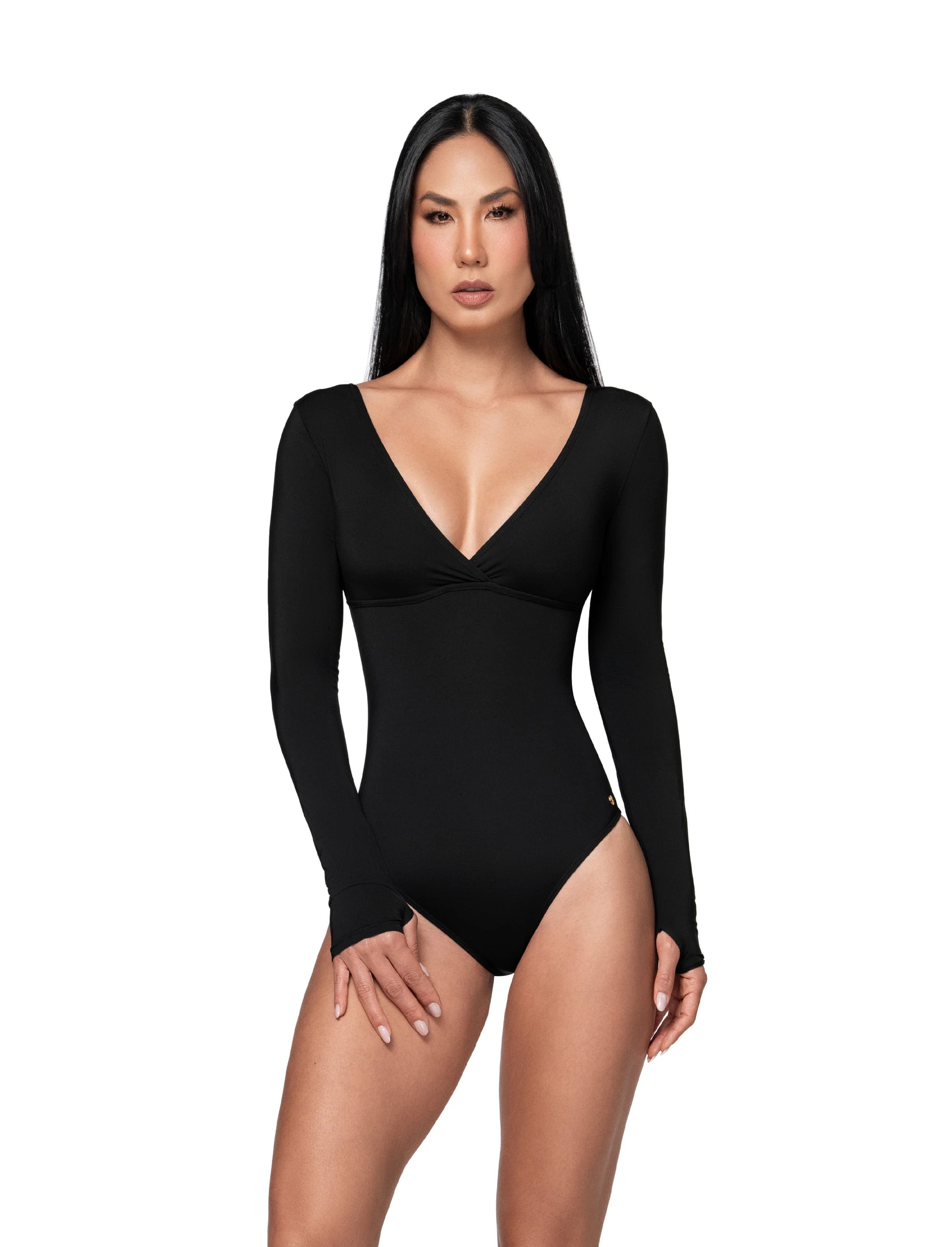 VESTIDO DE BAÑO ENTERO 28535 - MANGA LARGA - imagen 1