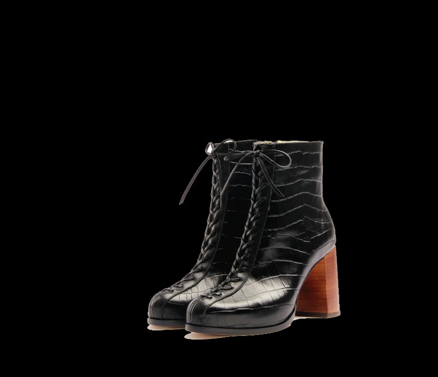 FEDE BLACK CROCO - imagen 1