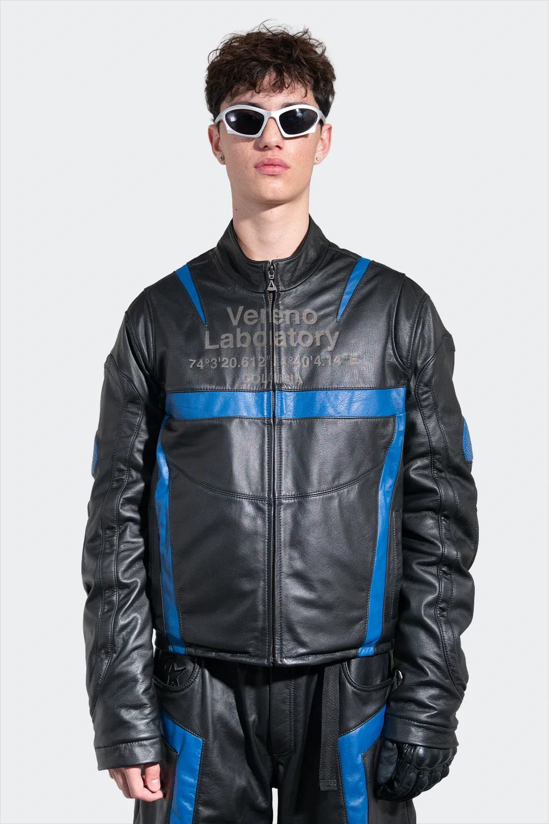 VENENO CHAQUETA CUERO BIKER GO FASTER - imagen 1