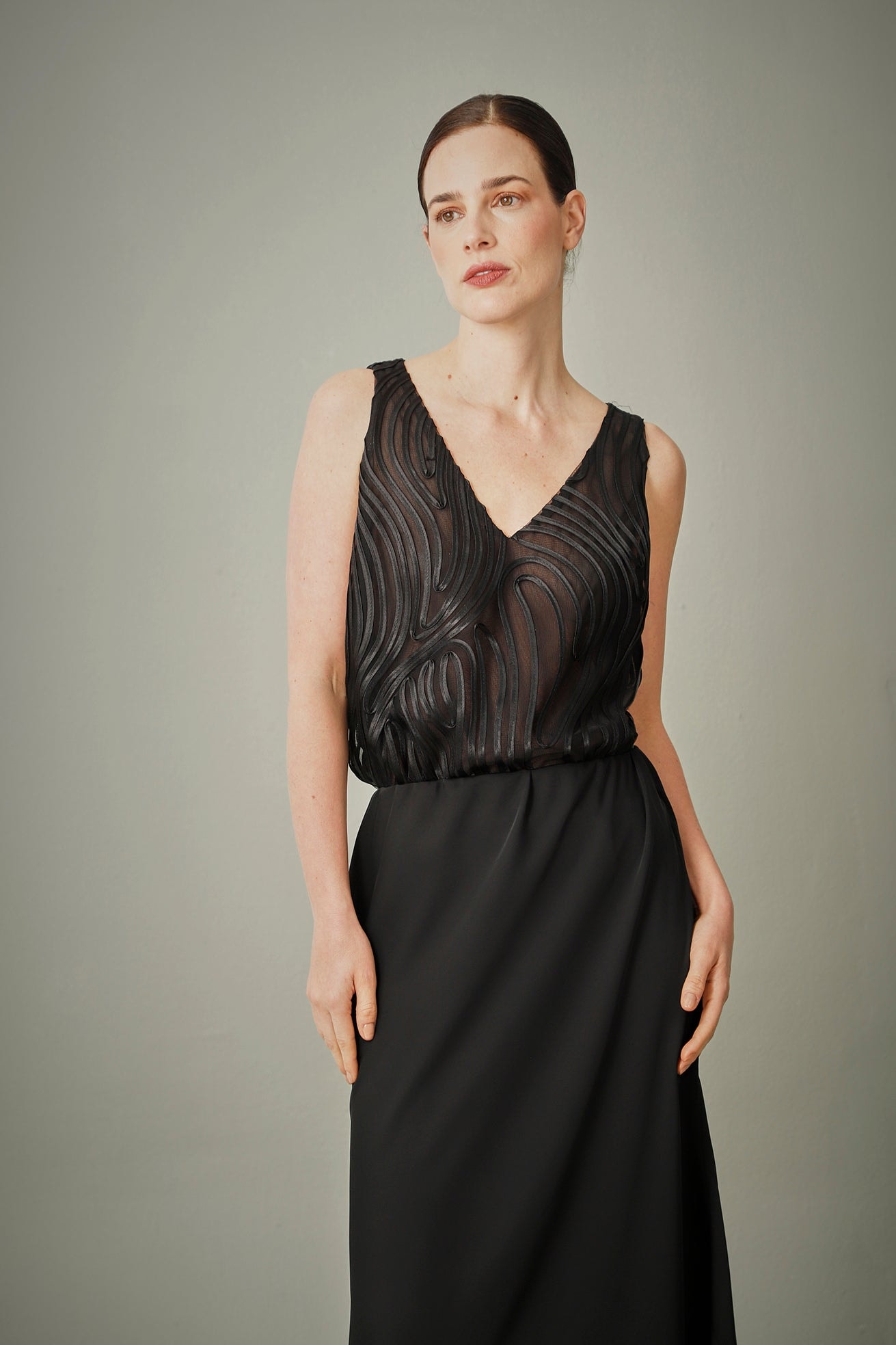 TOP HADAR TUL NEGRO - imagen 1