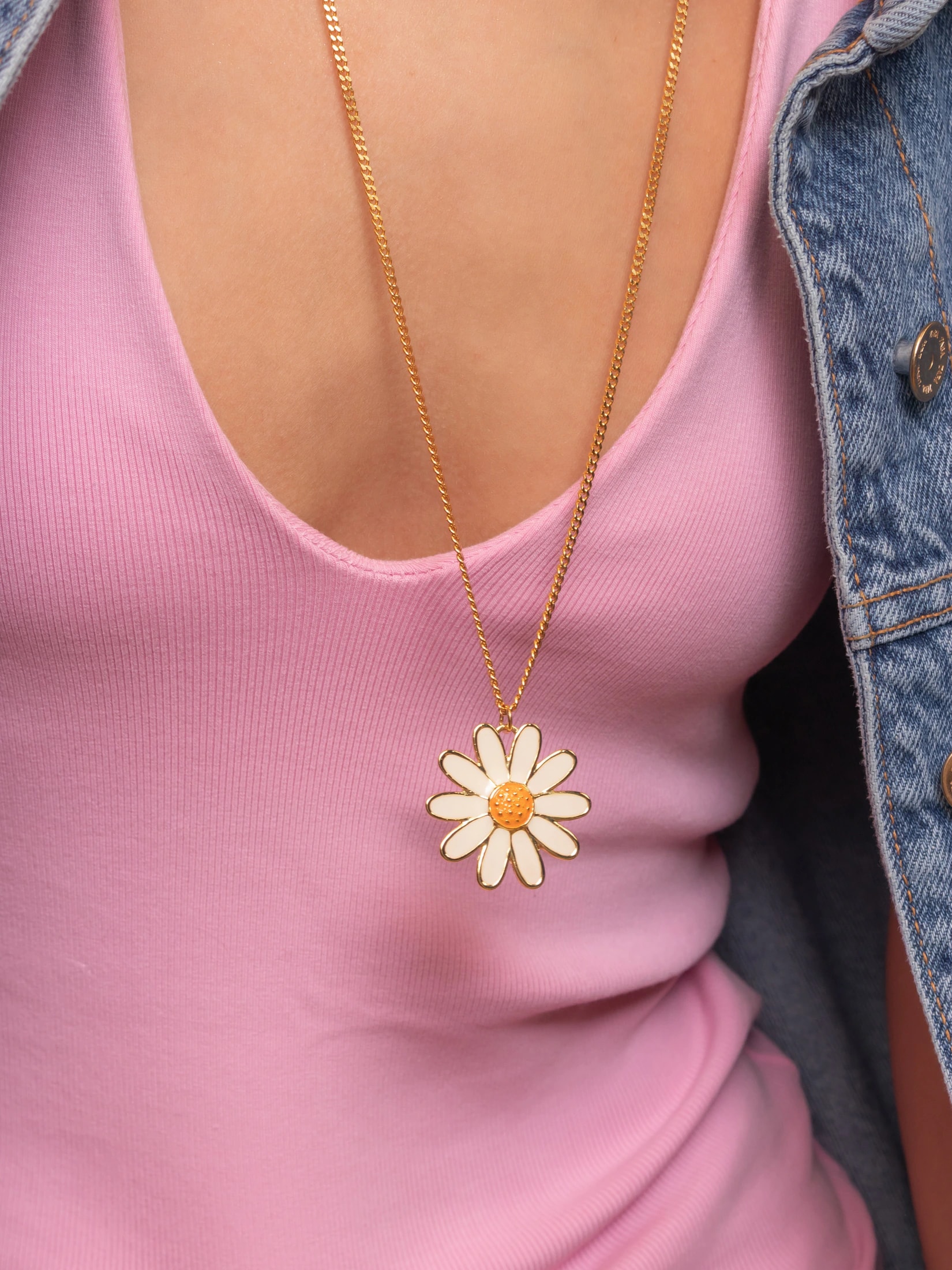 Collar Maxi Margarita + Aretes - imagen 1