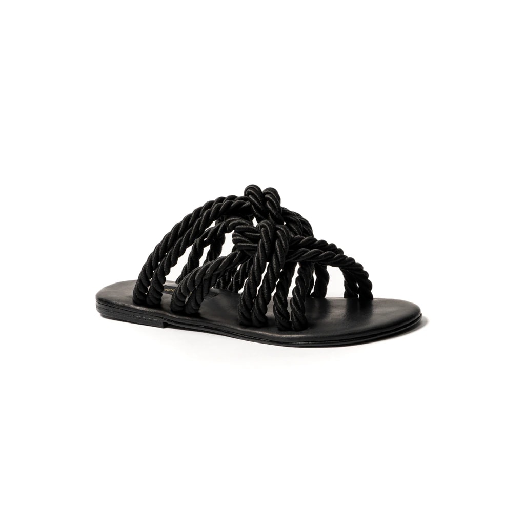 Sandalias romanas negras - imagen 1
