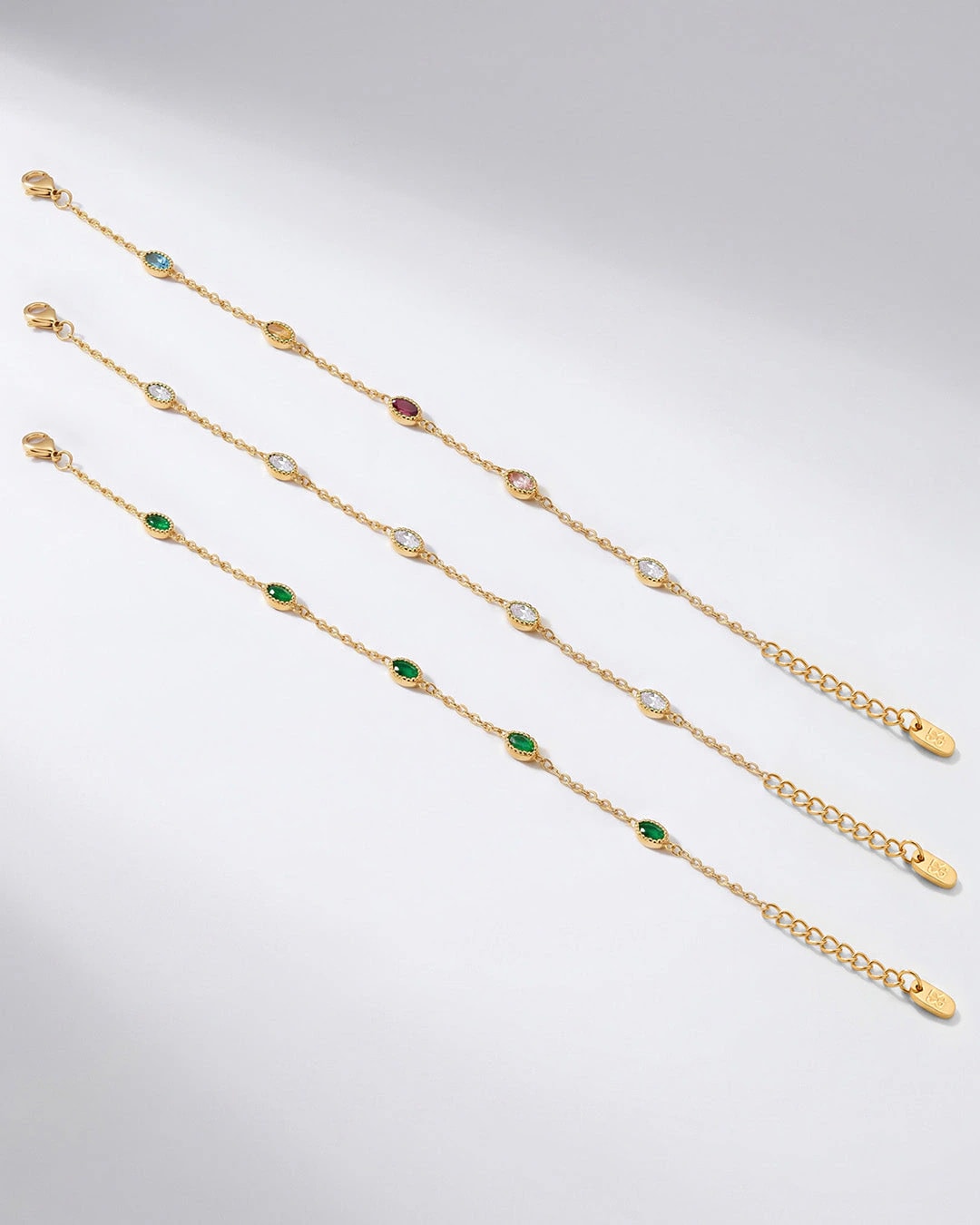 Pulsera 5 Zircones - imagen 1