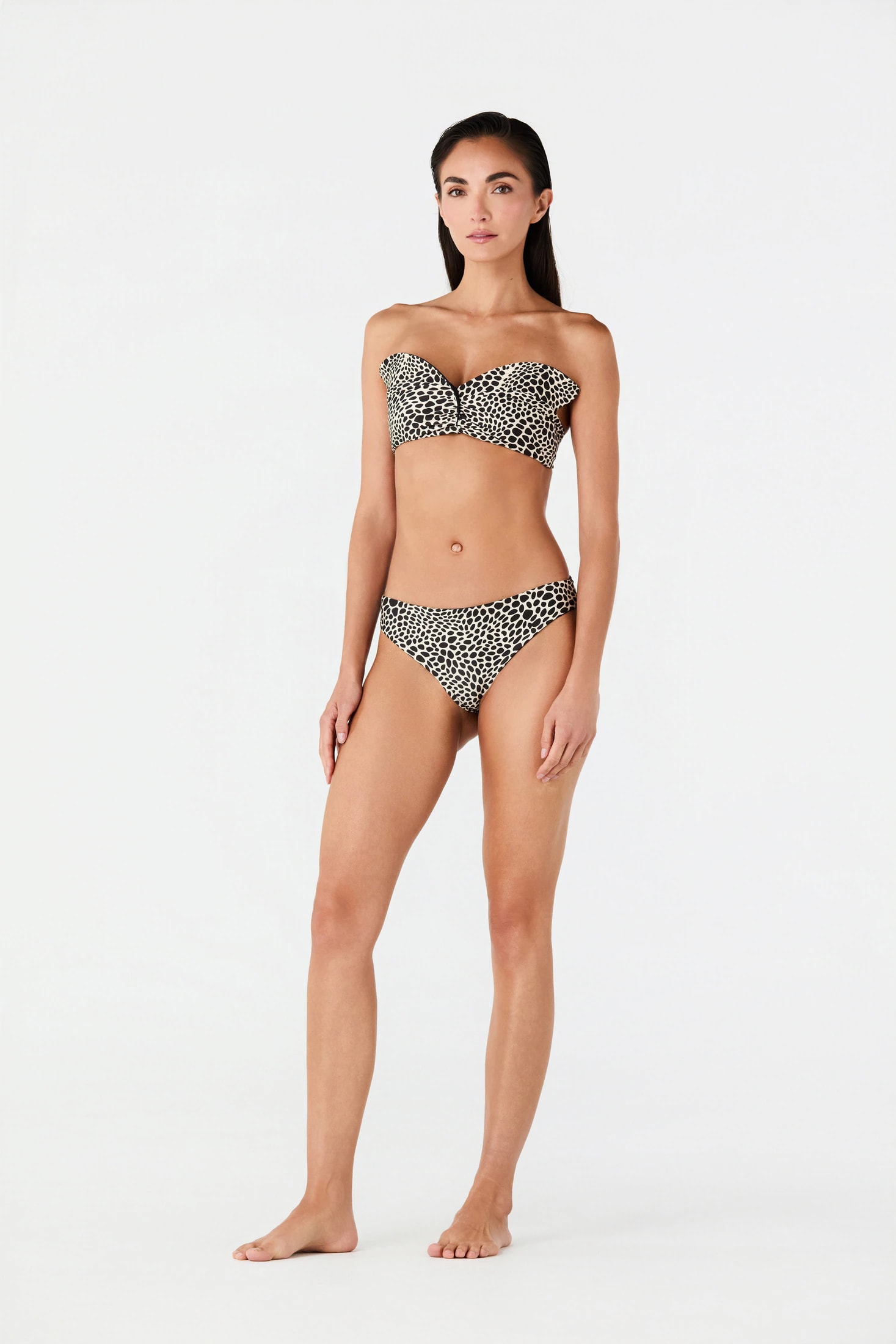 Guava Bottom / Ivory & Black Animal Print - imagen 1