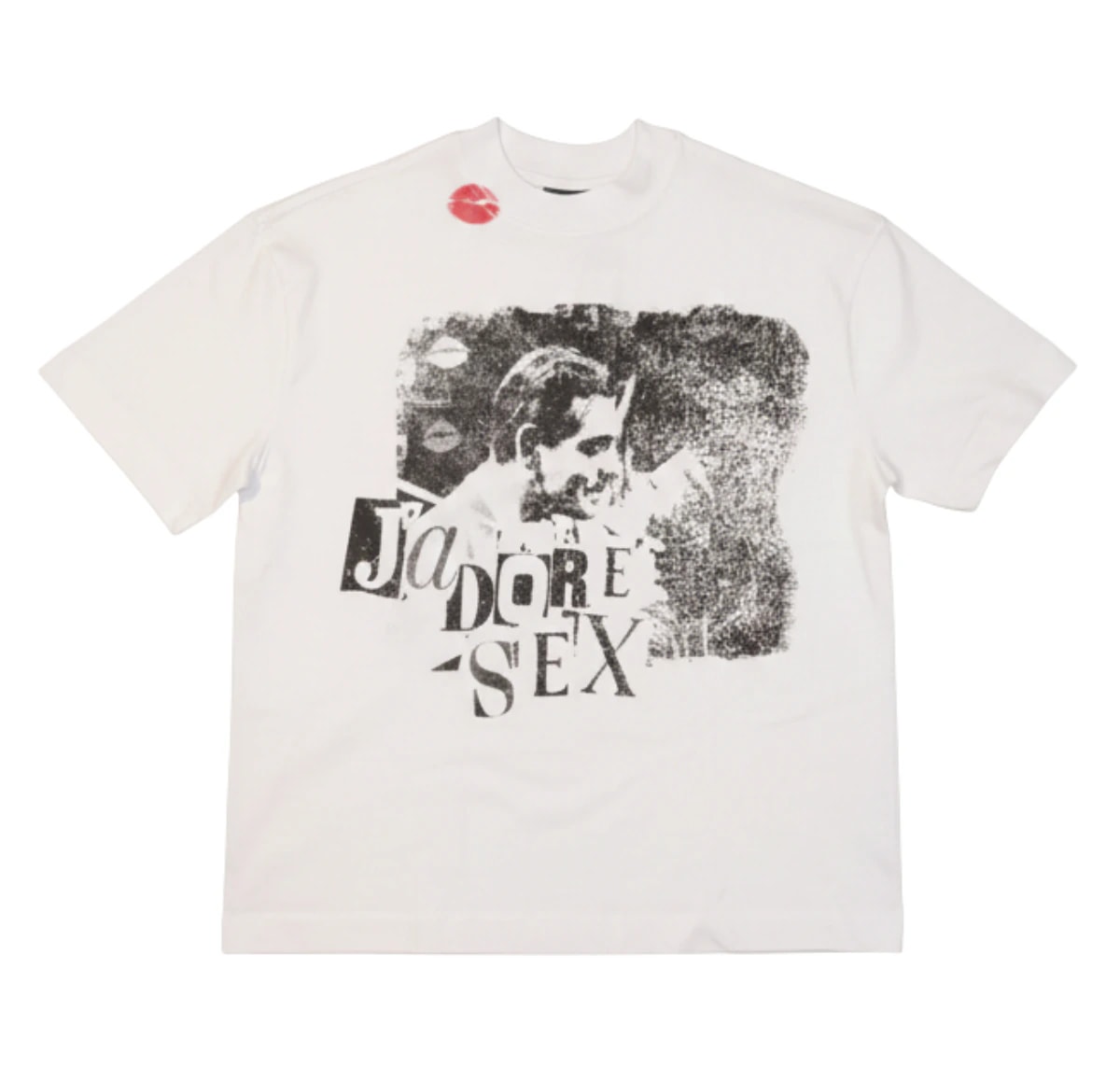 J'ADORE SEX VINTAGE WHITE T-SHIRT - imagen 1