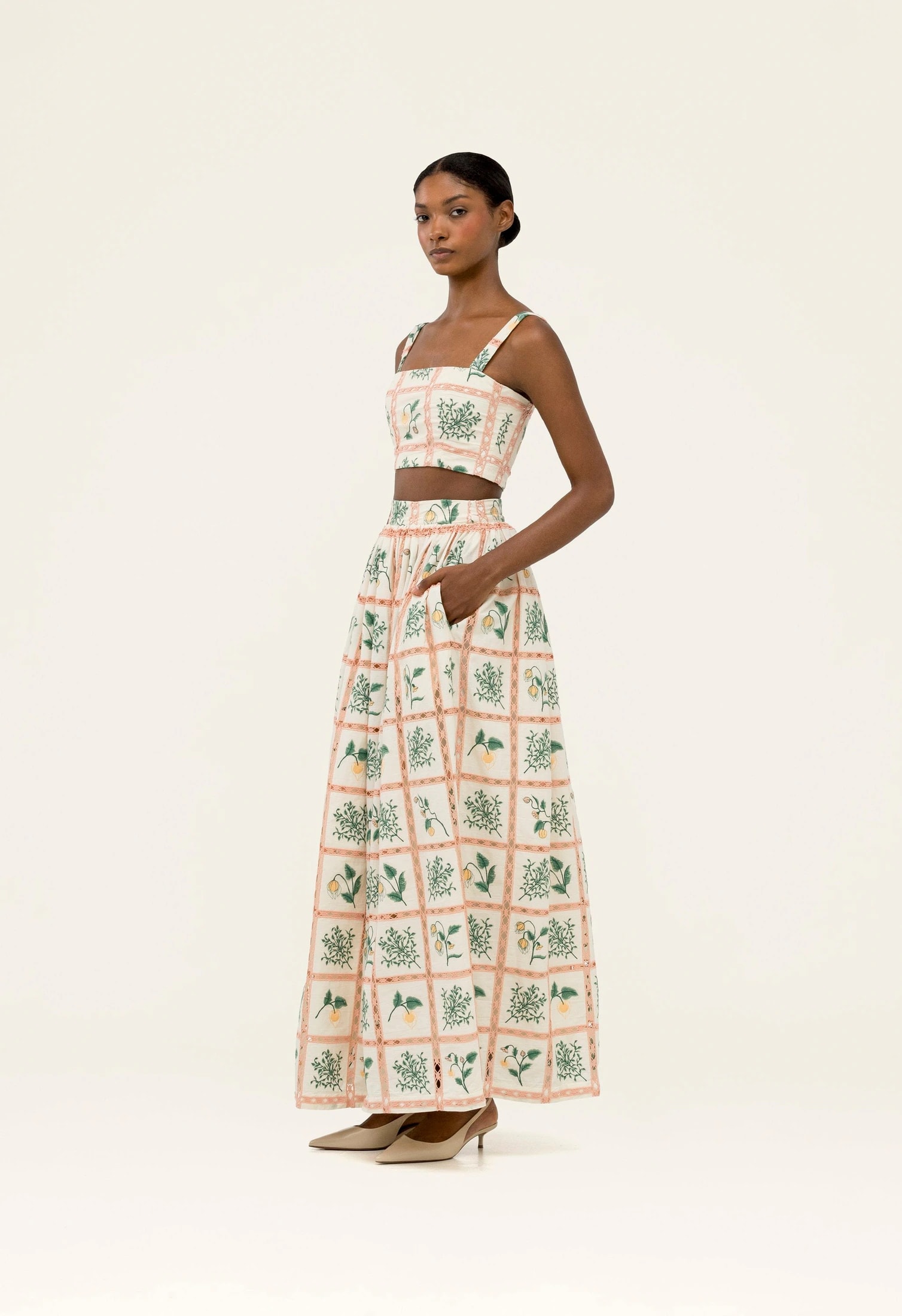 Tangelo Uchuva Maxi Skirt - imagen 1