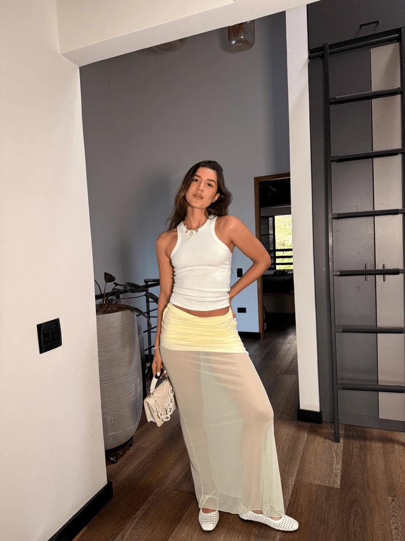 Tank Top Esqueleto + Falda Adele - imagen 1