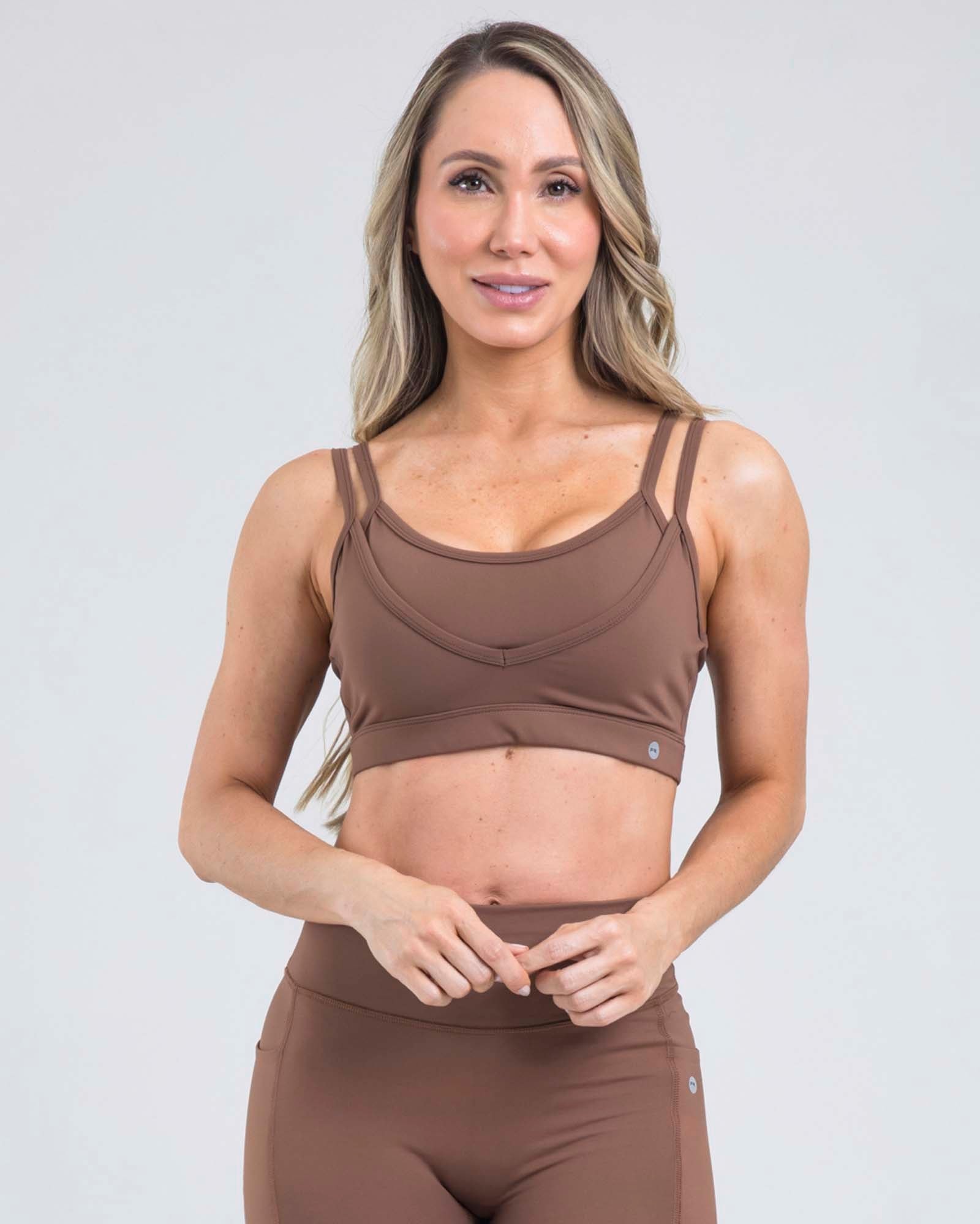 Top sisa adjustable marron outdoor FIBER - imagen 1