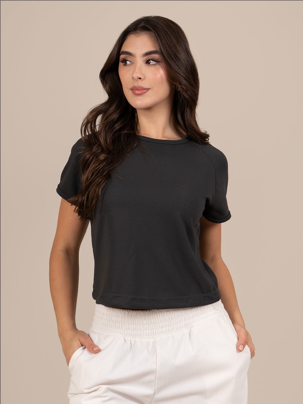 Blusa Brula Gris Oscuro - imagen 1