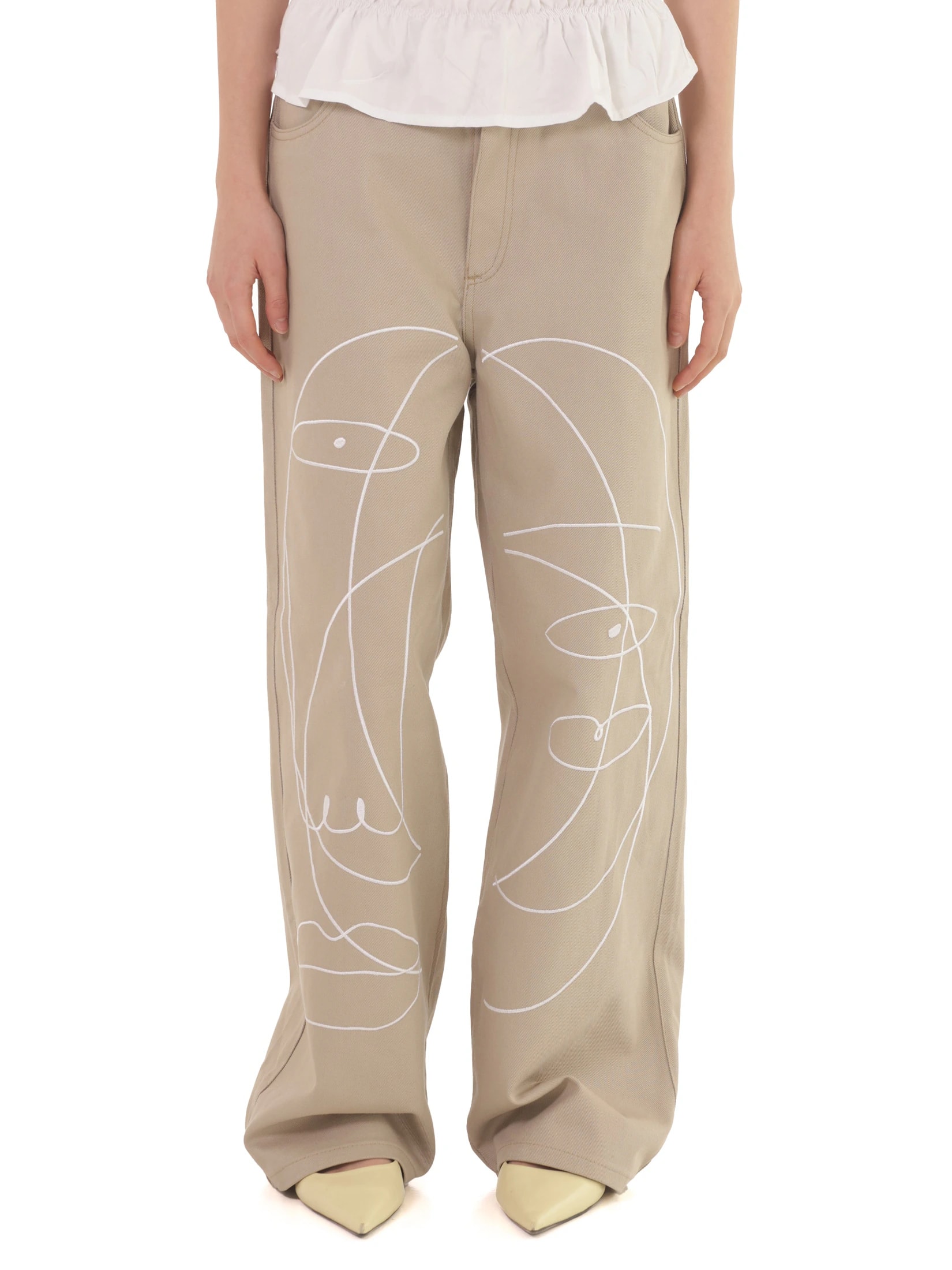 Pantalón Terrenal Beige - imagen 1