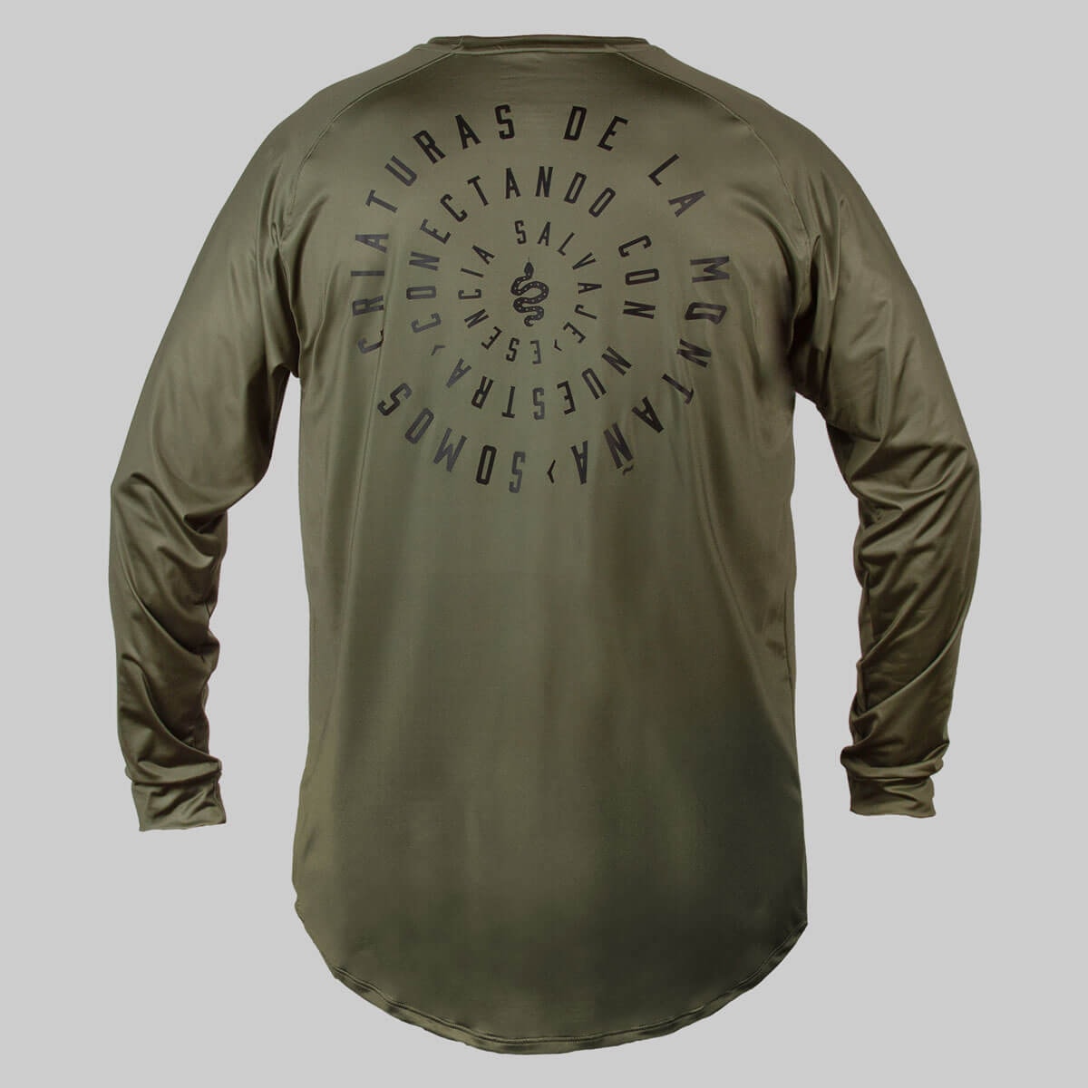JERSEY SALVAJE MANGA LARGA VERDE MILITAR - imagen 1