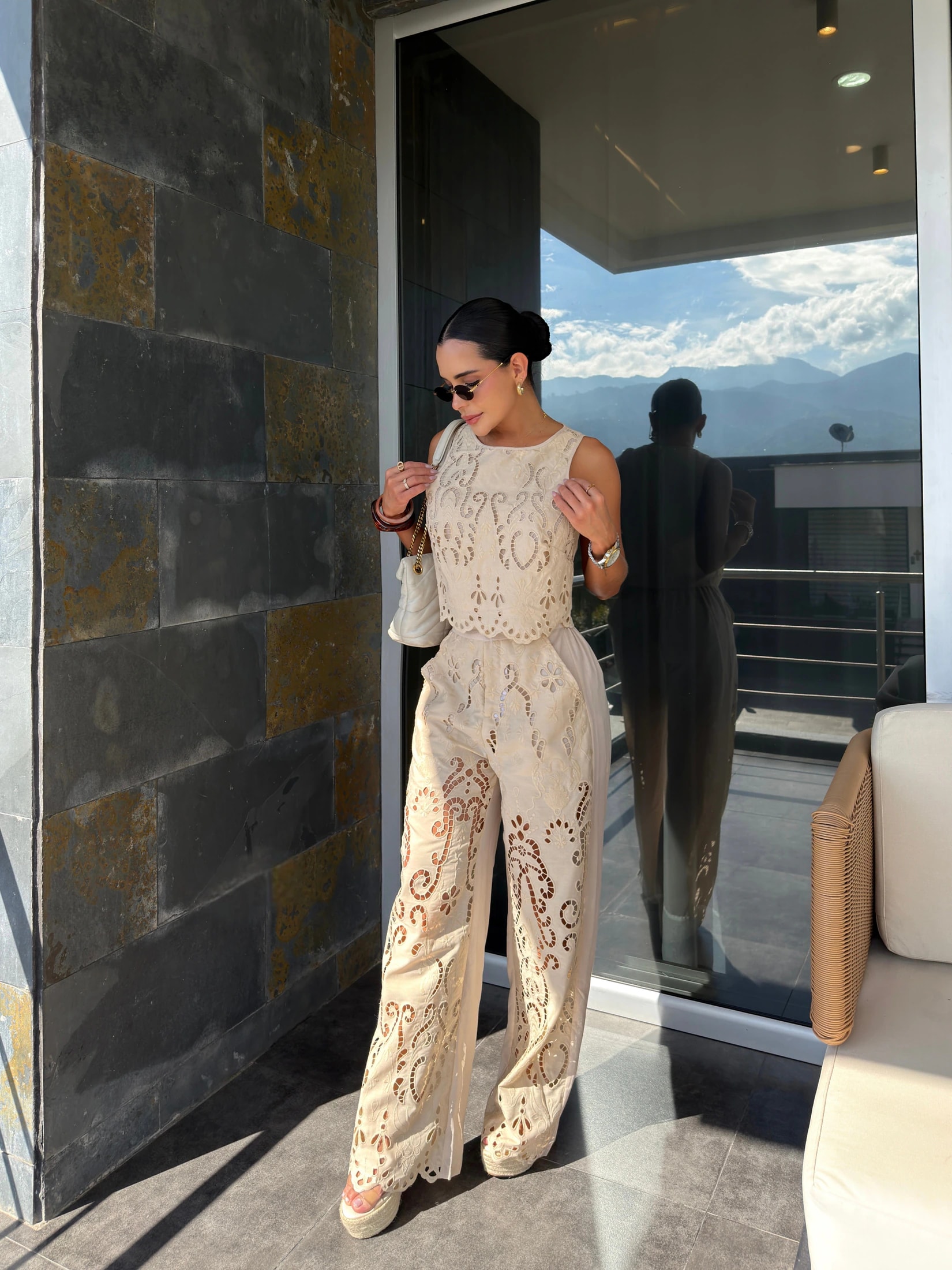 SET EVELIN BEIGE - imagen 1