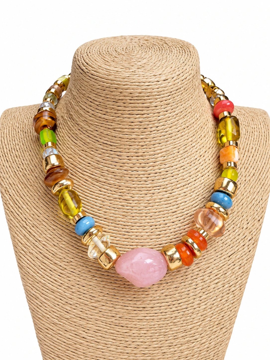 Collar Piedras Multicolor - imagen 1