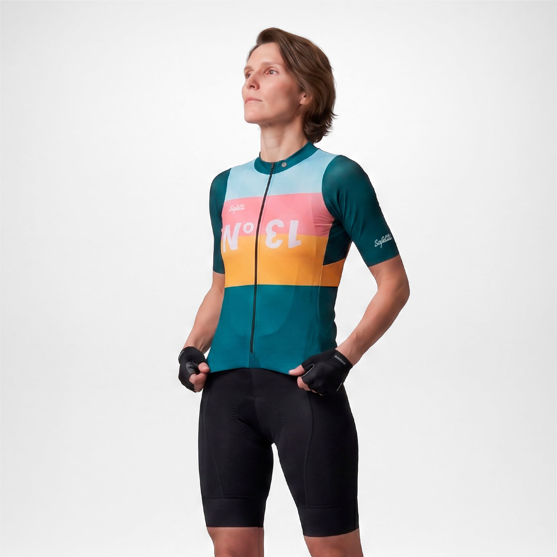 CAMISA CICLISMO MANGA CORTA N13 PARA MUJER - imagen 1