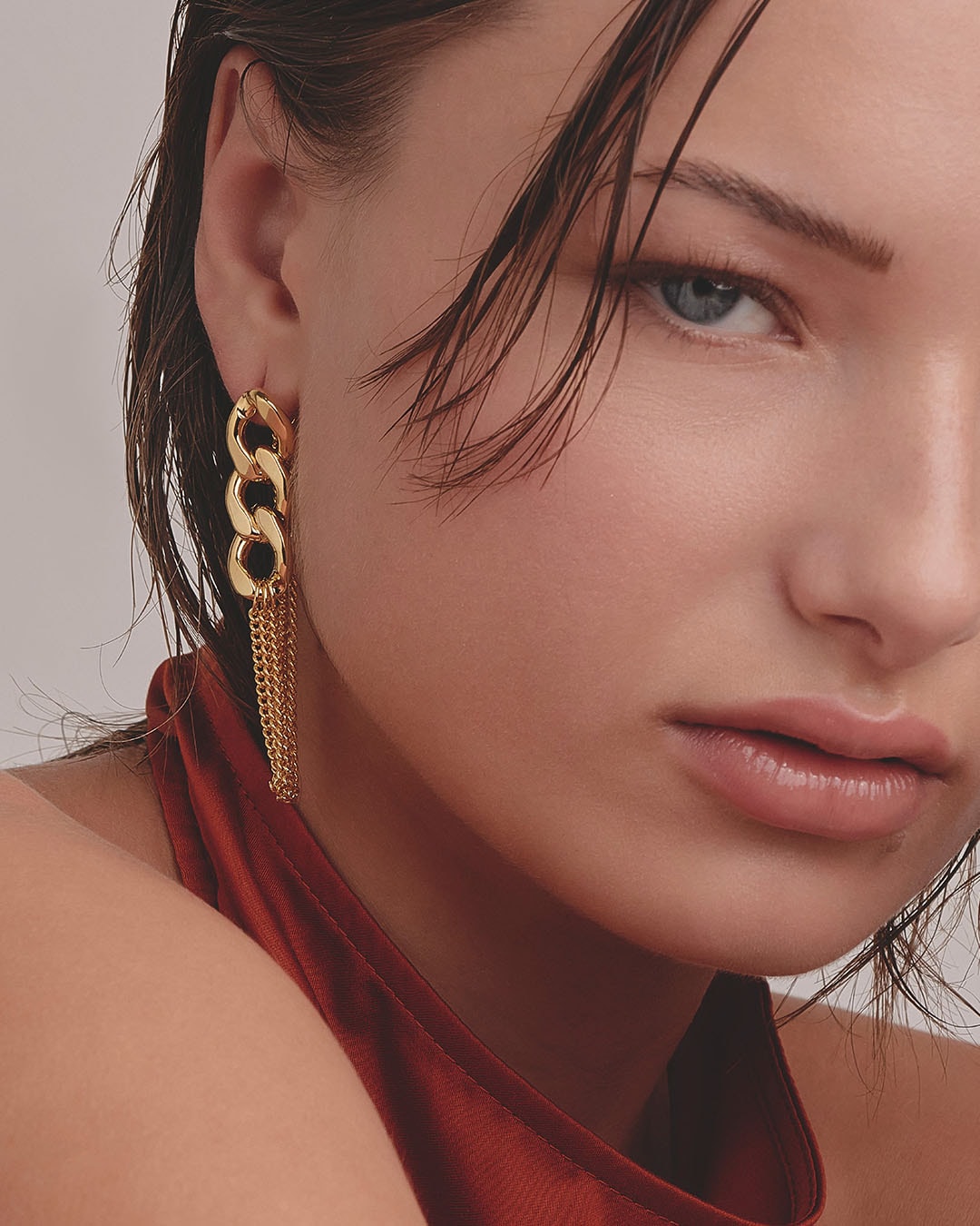 Aretes 3 Eslabones - imagen 1