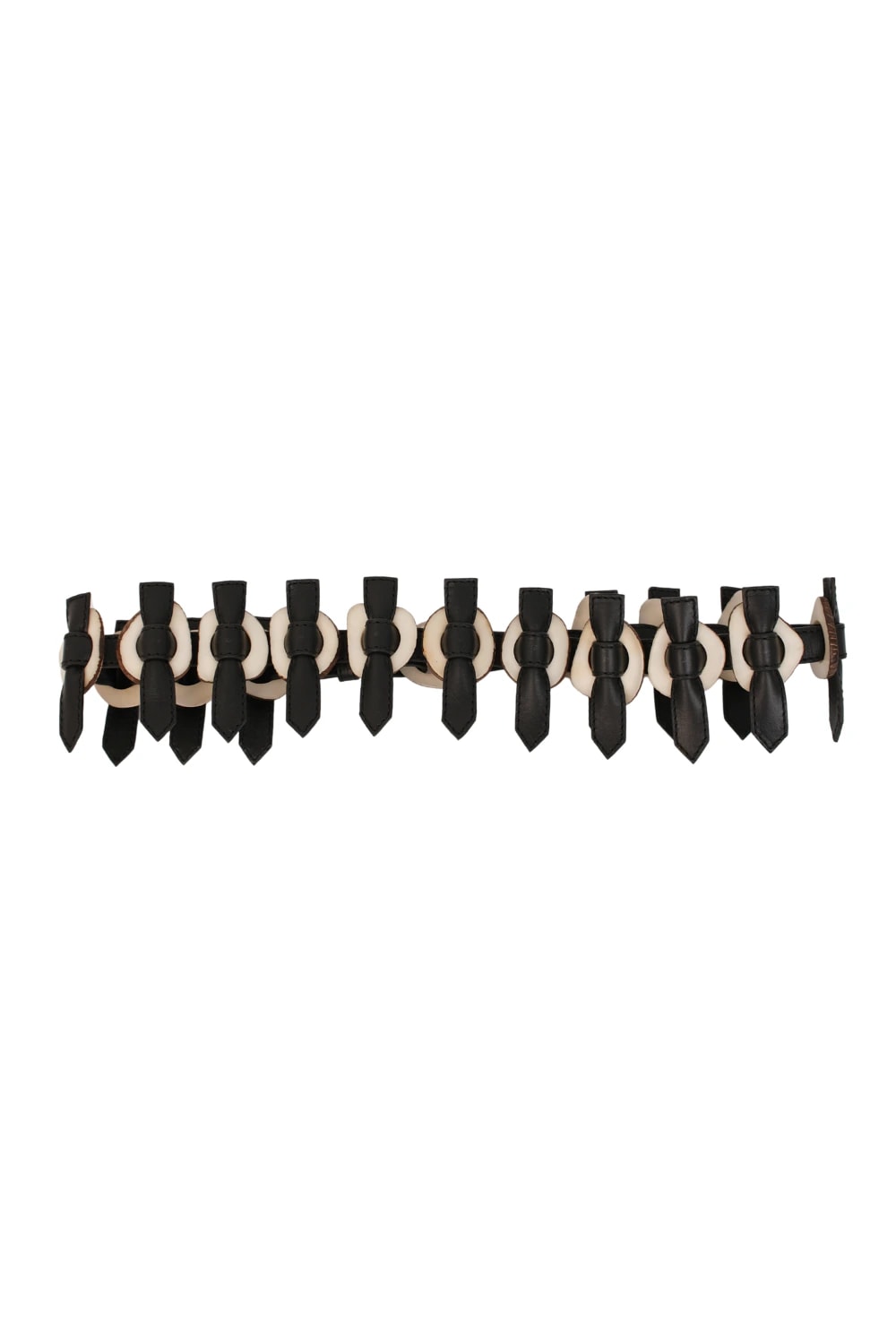 AMULETO BELT - NAPA NERO - imagen 1