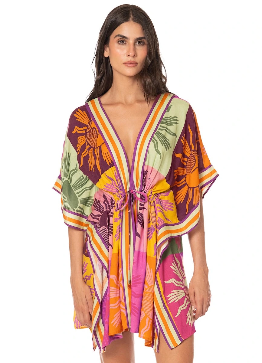Maaji Patch Play Vanilla Kaftan - imagen 1