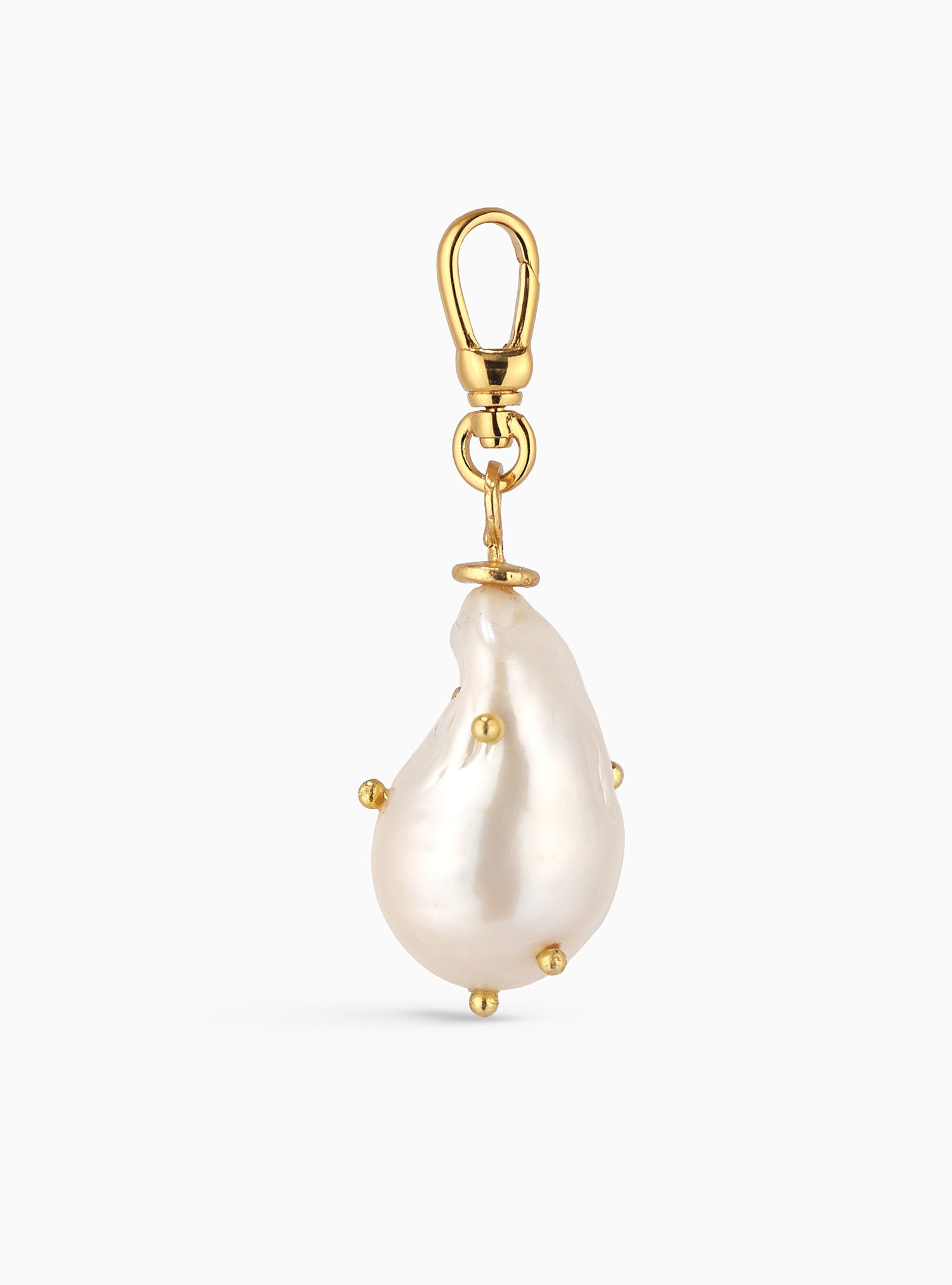 Small Dotted Pearl Charm - imagen 1