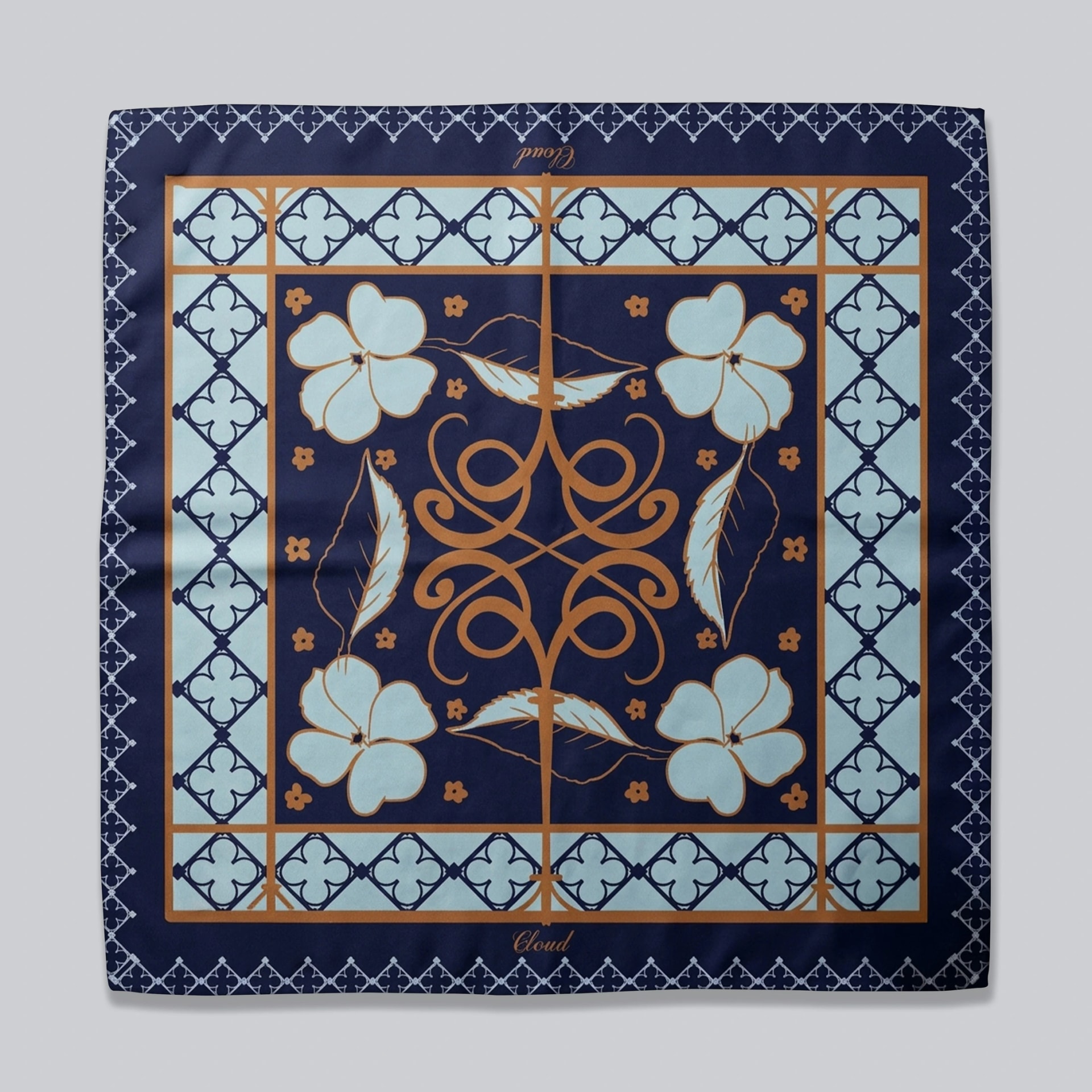 Pañoleta Antejardin azul - imagen 1