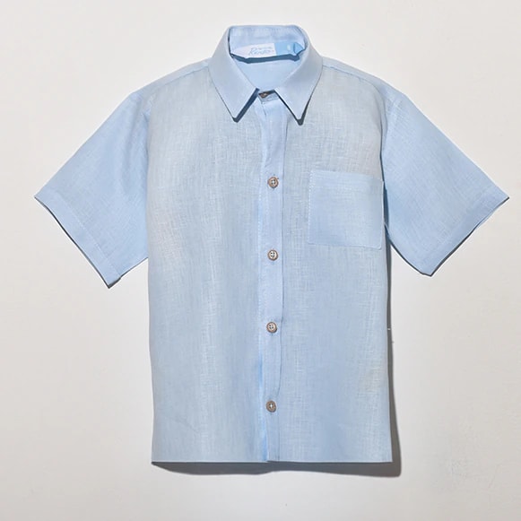 CAMISA MC LINO LISA NINO - imagen 1