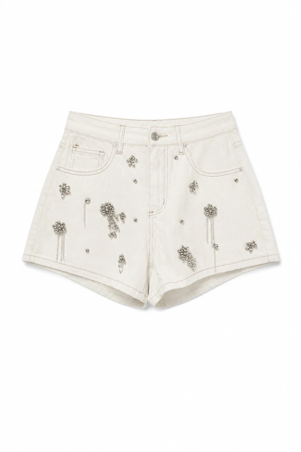 WHITE CRYSTAL SHORT - imagen 1