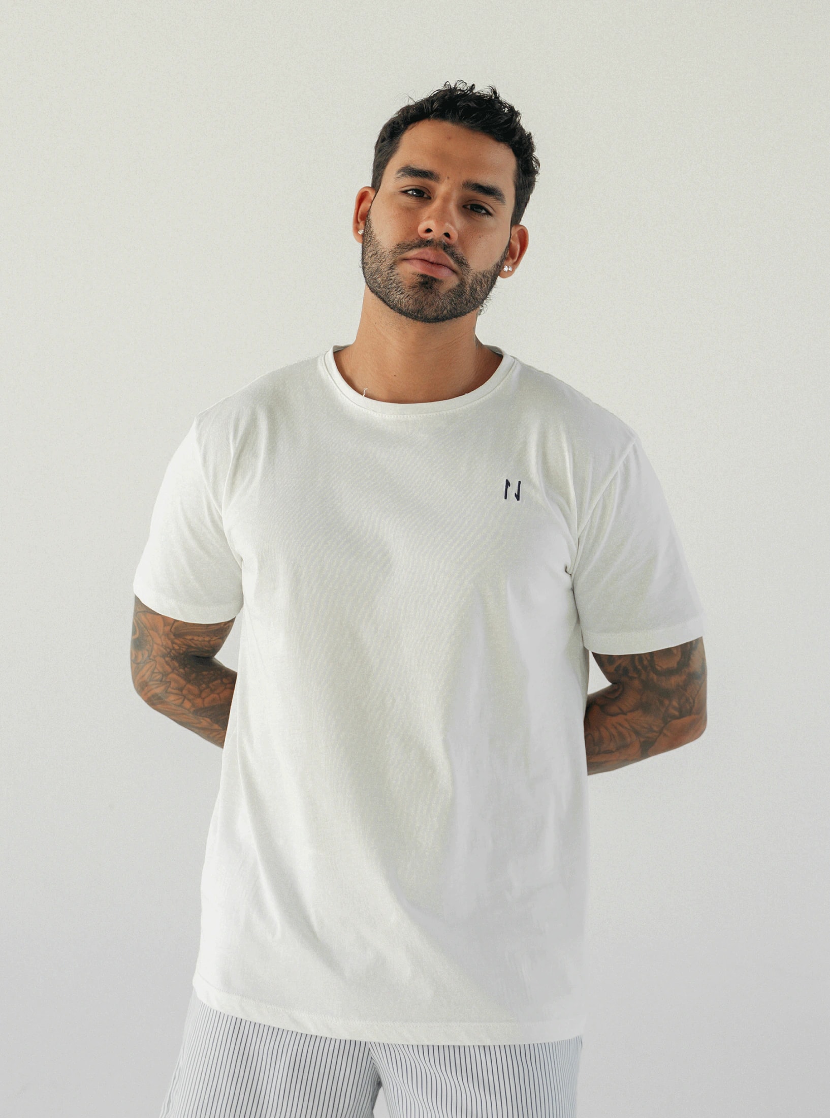 Cotton Tee Hombre - Marfil - imagen 1