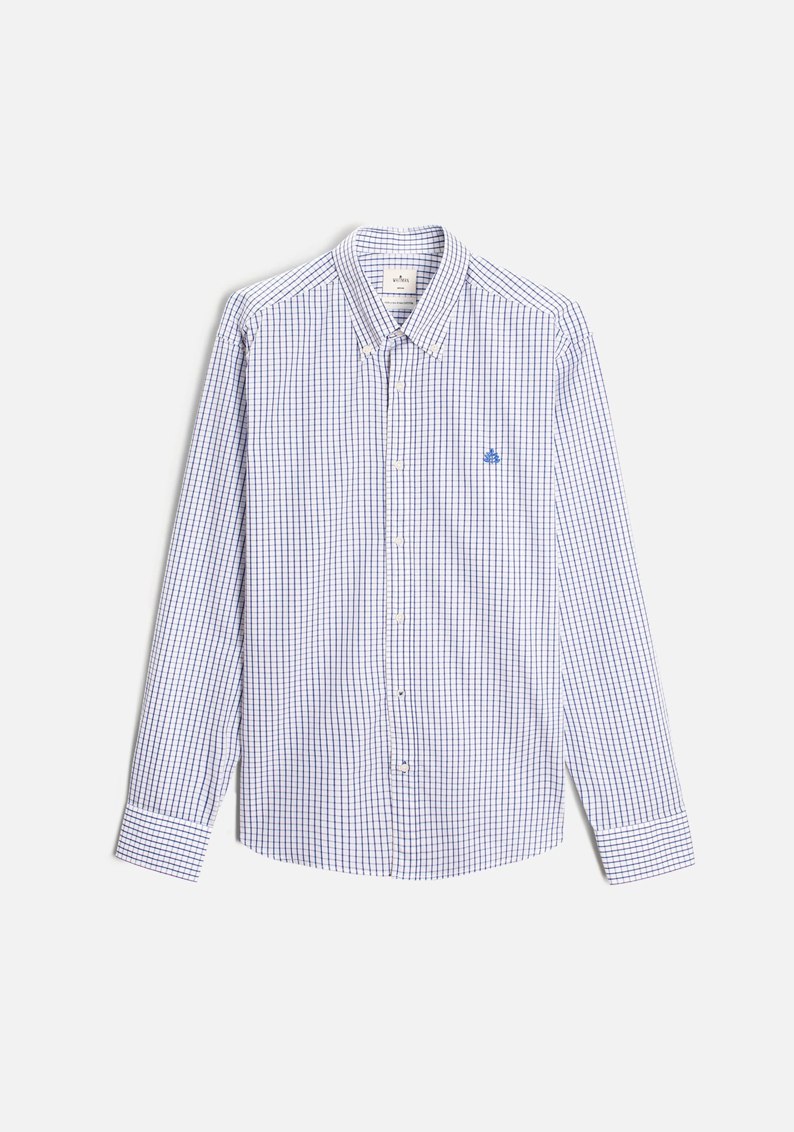 Camisa H CBD Cuadros Grd L-Azl Azul Osc - imagen 1